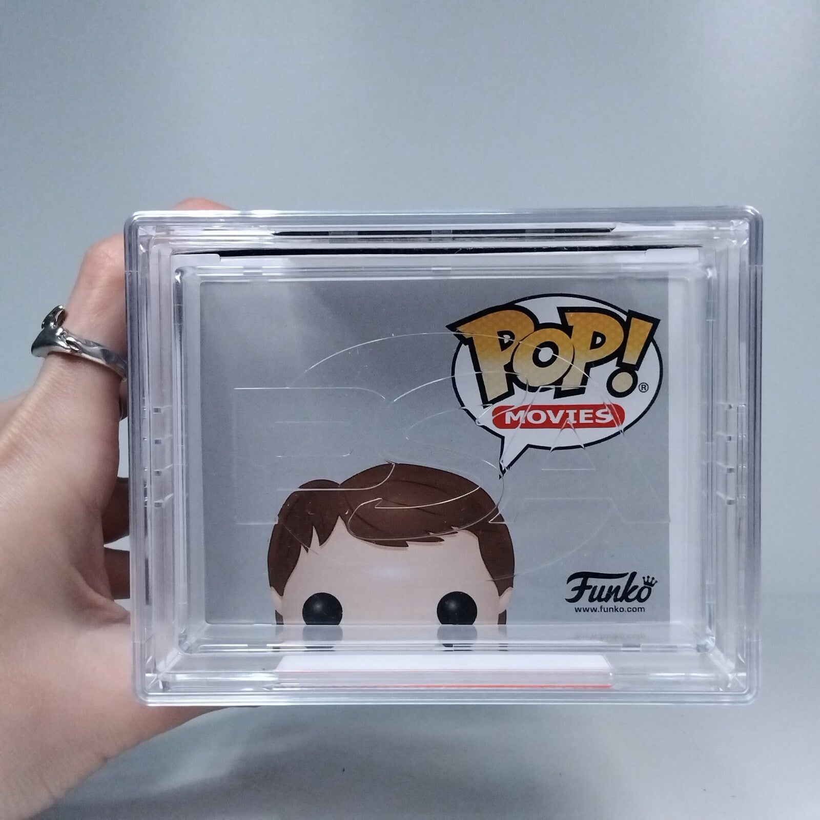 Funko Pop! Back to Future Marty Glow Plutonium Signed Michael J Fox PSA 8.5 #49