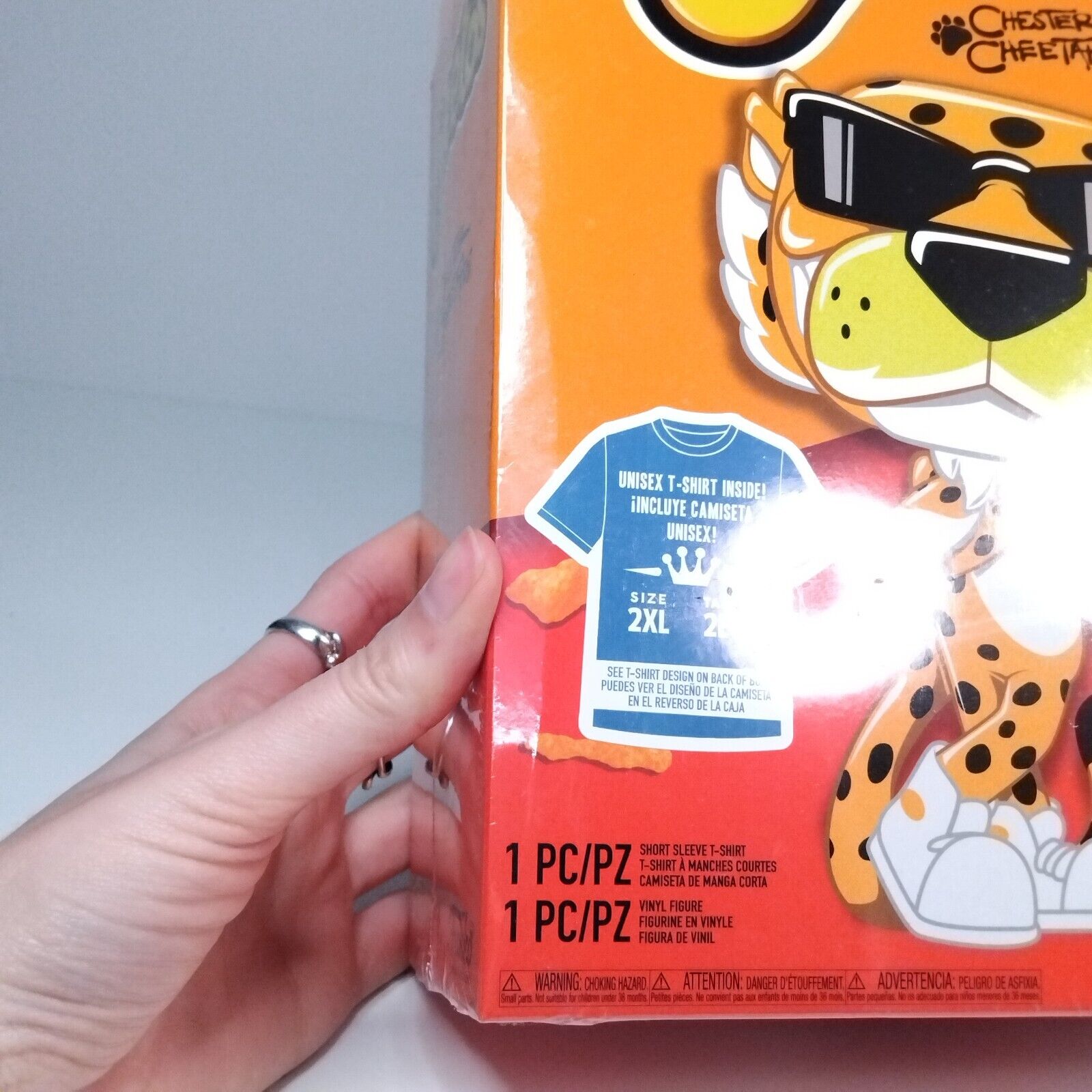 Funko Pop! Tees Ad Icons Cheetos Chester Cheetah Glows SEALED 2XL T-Shirt #77