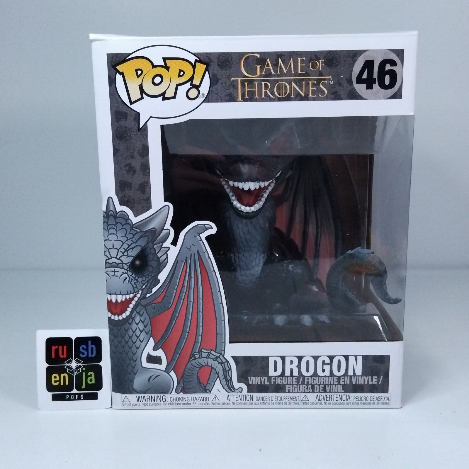 Funko Pop! TV Game of Thrones 6" Inch Dragon Drogon #46