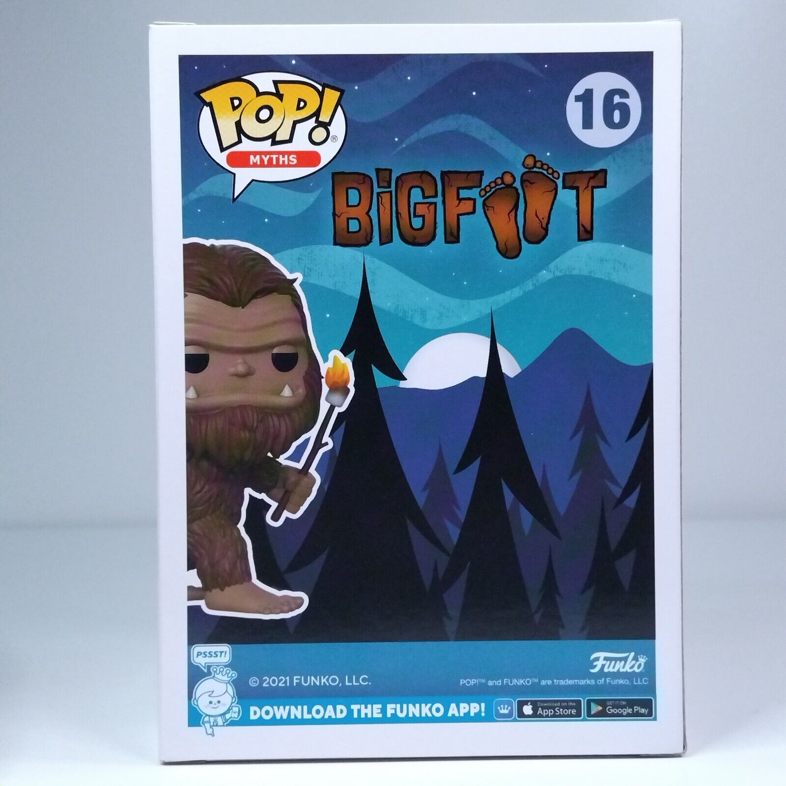 Funko Pop! Myths Bigfoot Marshmallow Flocked Funko HQ Exclusive #16