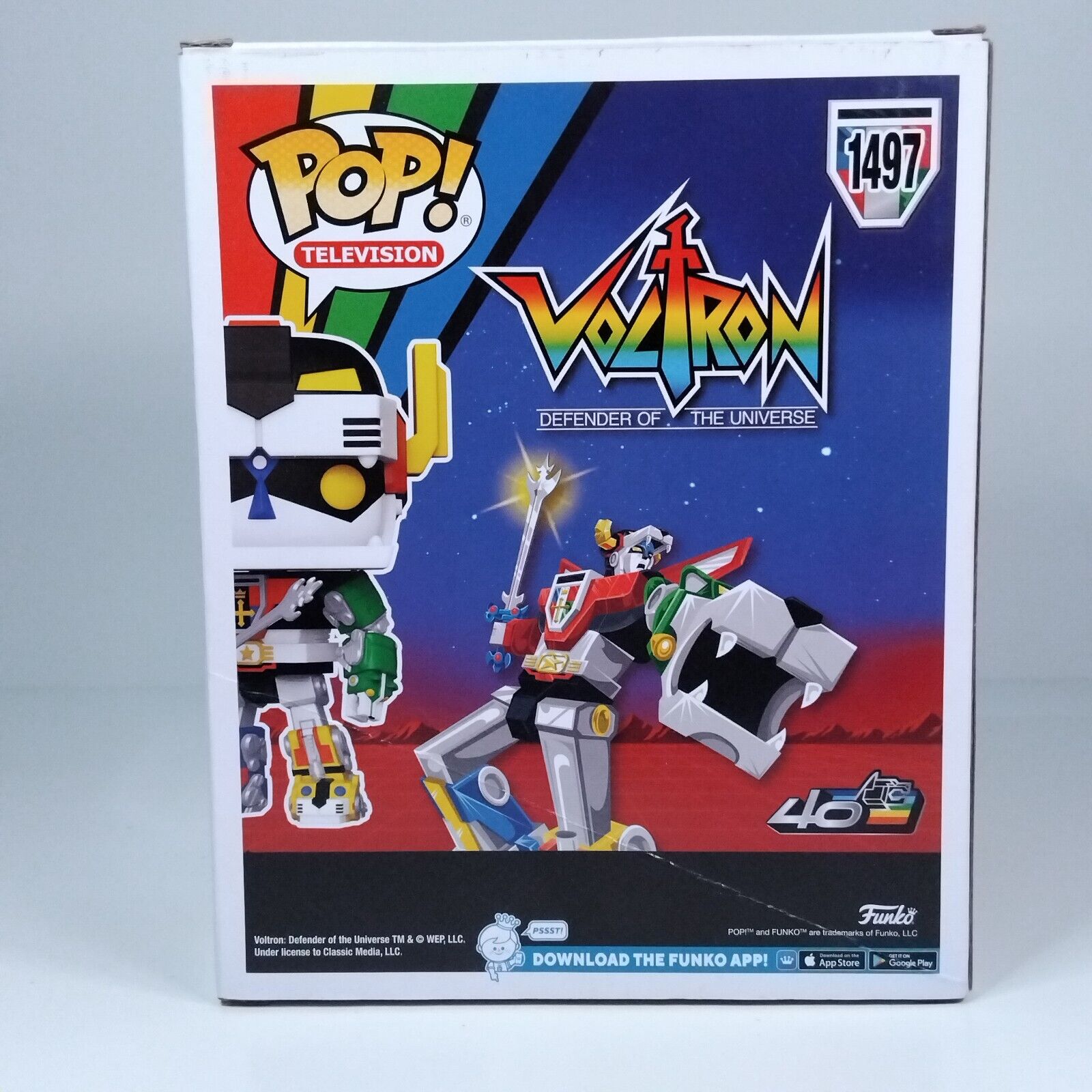 Funko Pop! TV Retro Voltron 5,000 Pcs Limited Edition #1497