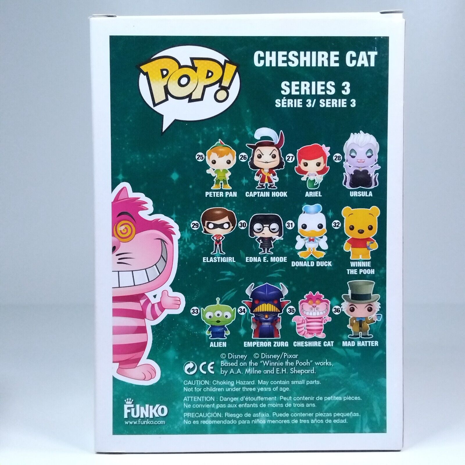 Funko Pop! Disney Alice in Wonderland Cheshire Cat Blue SDCC #35