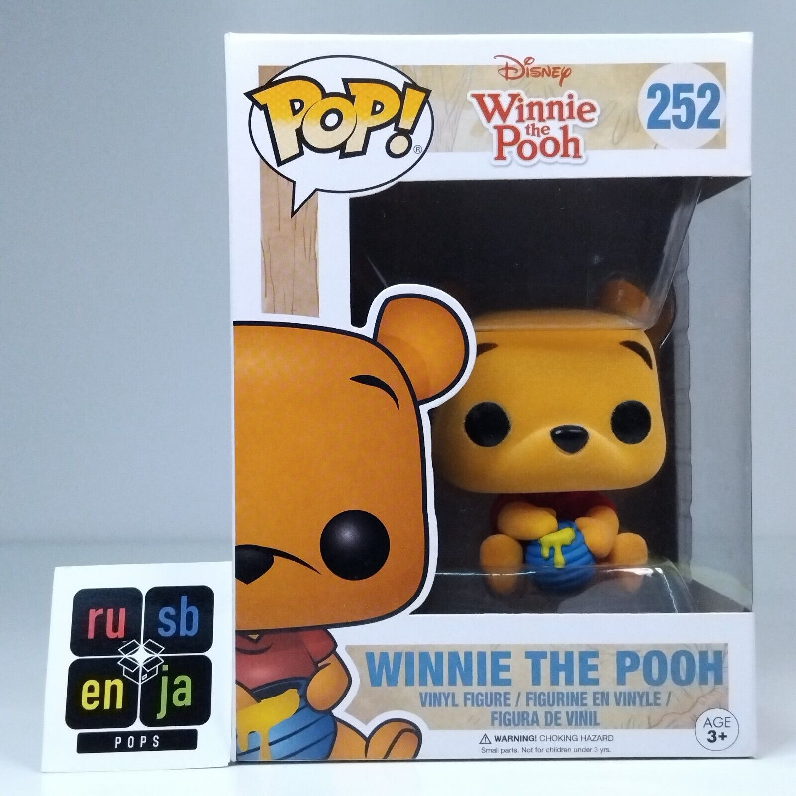 Funko Pop! Disney Winnie the Pooh Flocked with Pot of Honey #252