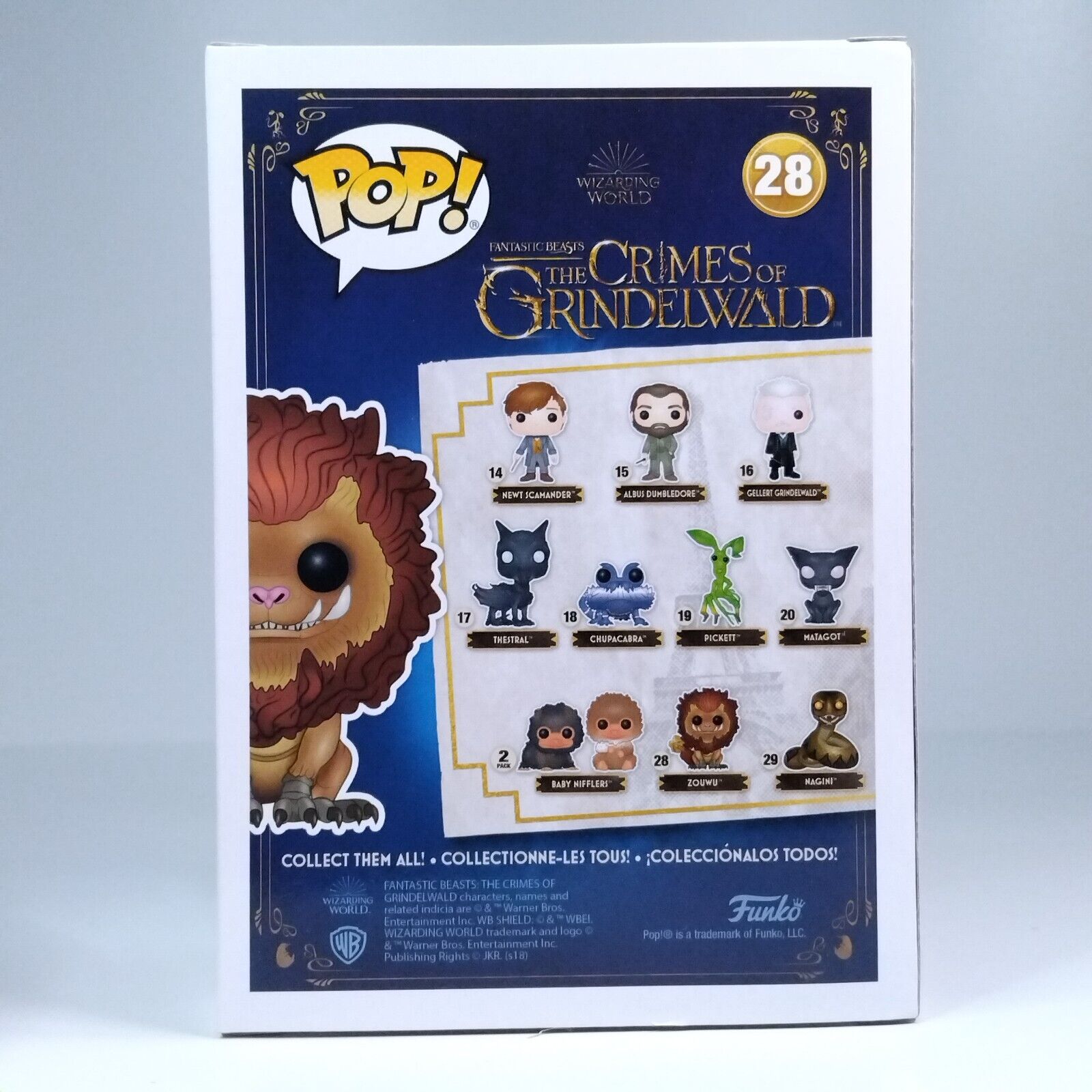 Funko Pop! Harry Potter Fantastic Beasts Zouwu Glows in Dark Limited Edition #28