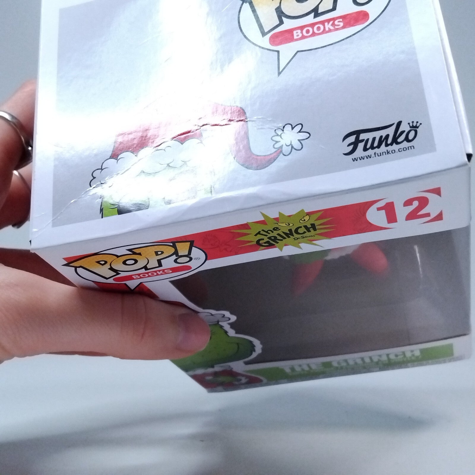 Funko Pop! Books Movies The Grinch #12 BOX DAMAGE