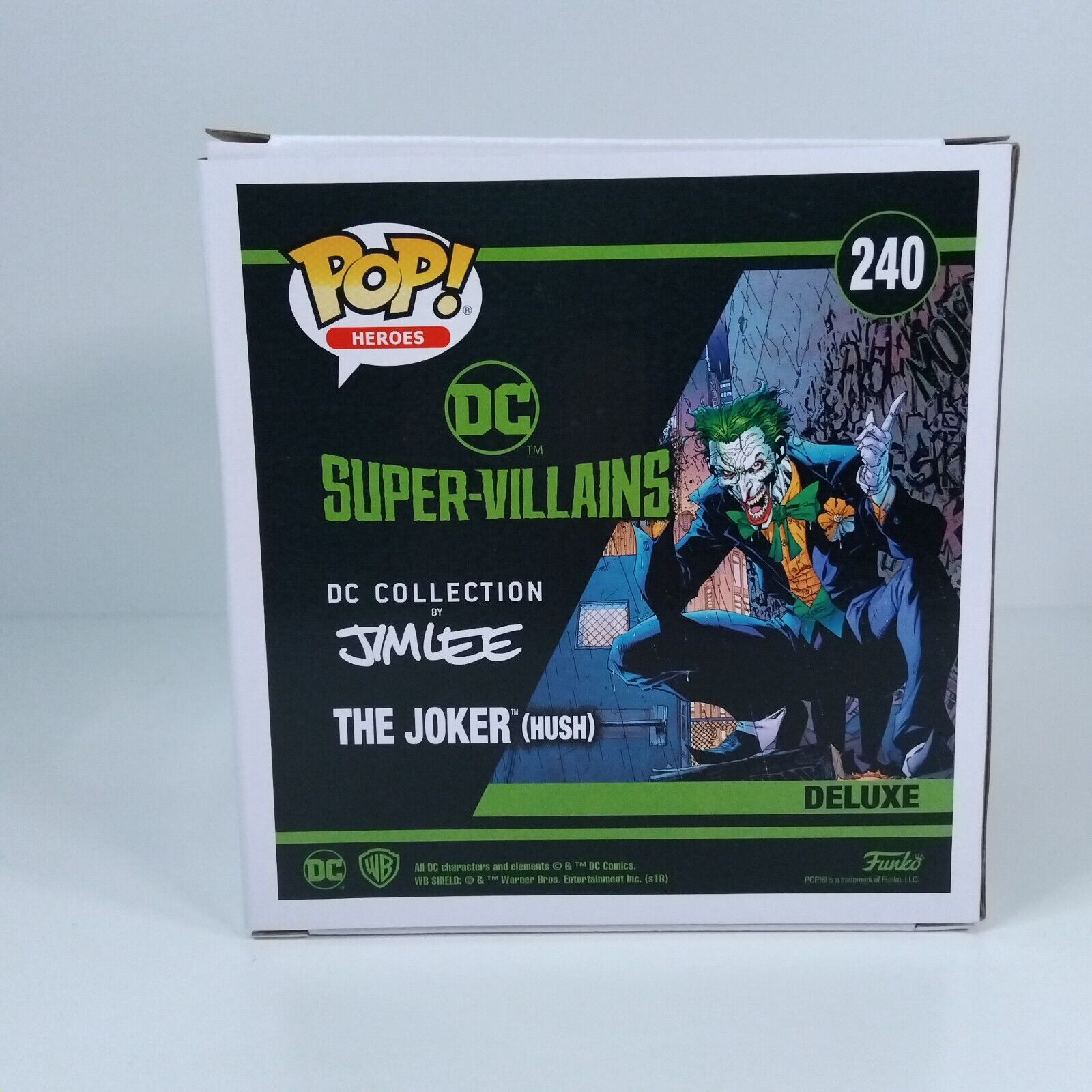 Funko Pop! DC Heroes Jim Lee The Joker Hush Black & White Special Edition #240