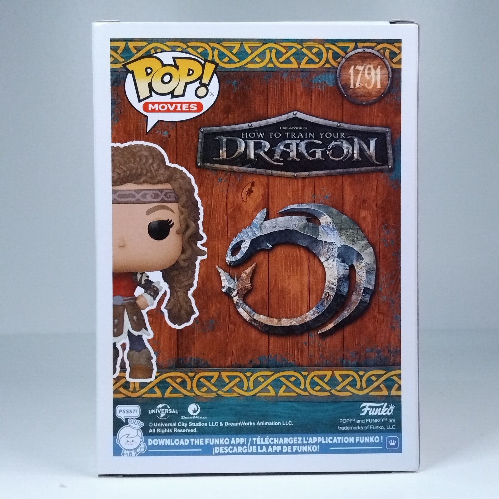 Funko Pop! How to Train Your Dragon Astrid Signed Nico Parker COA #1791 WS