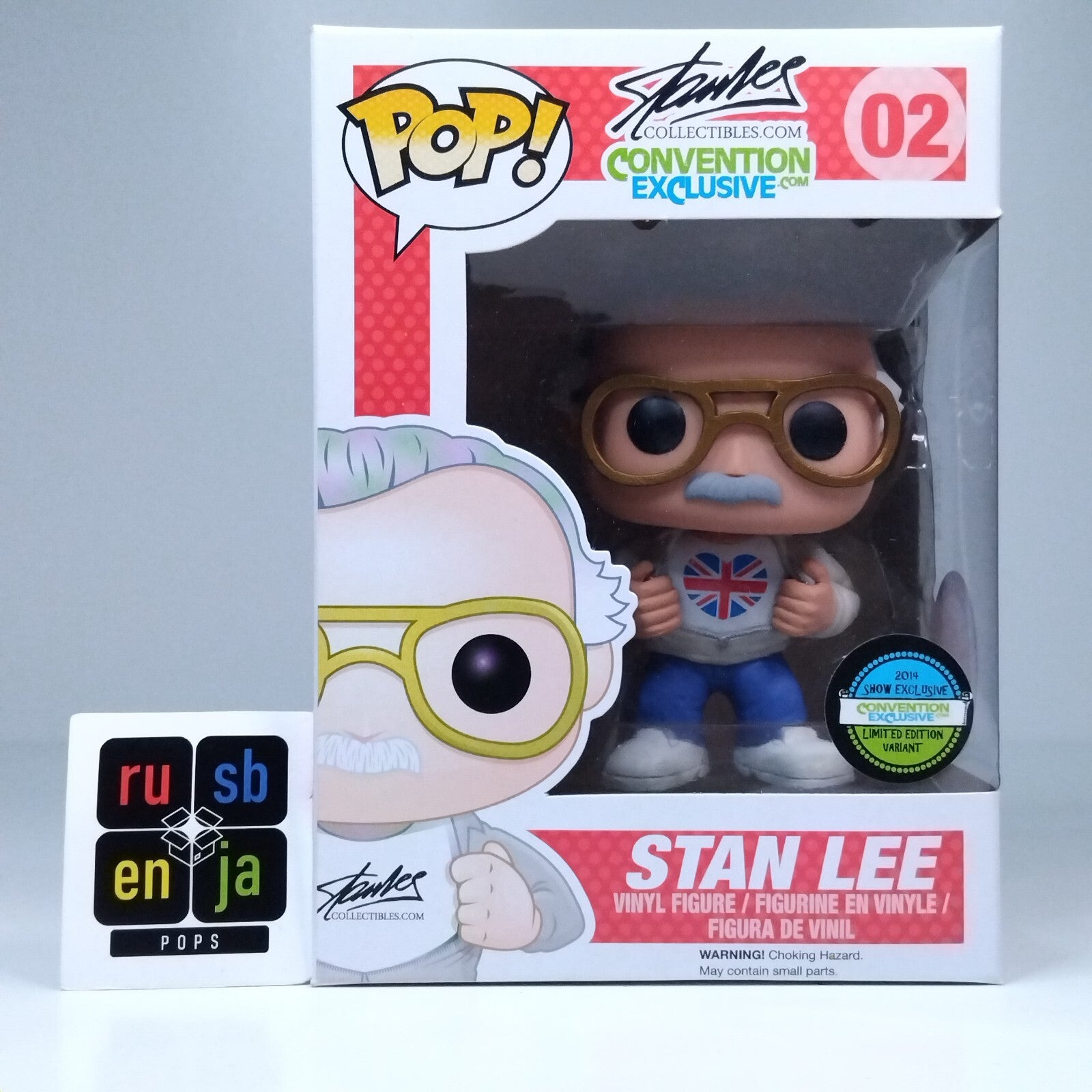 Funko Pop! Marvel Stan Lee I Love UK United Kingdom #02