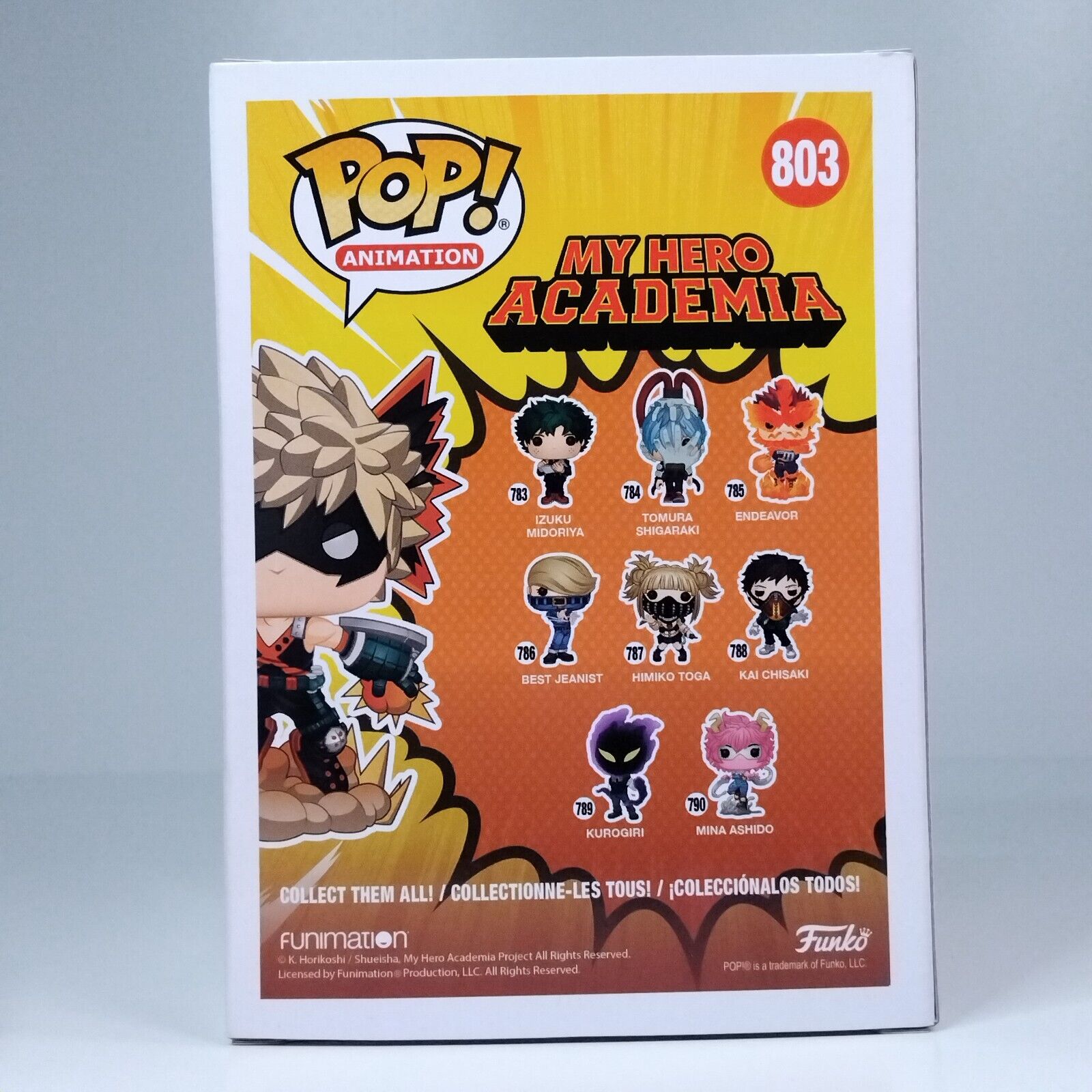 Funko Pop! Anime MHA My Hero Academia Katsuki Bakugo Limited Edition #803