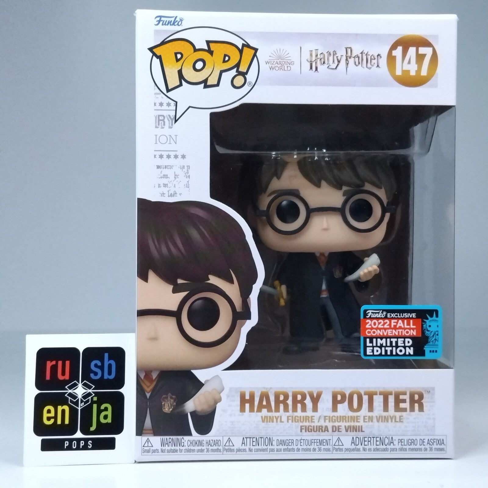 Funko Pop! Harry Potter with Sword of Gryffindor & Basilisk Fang #147