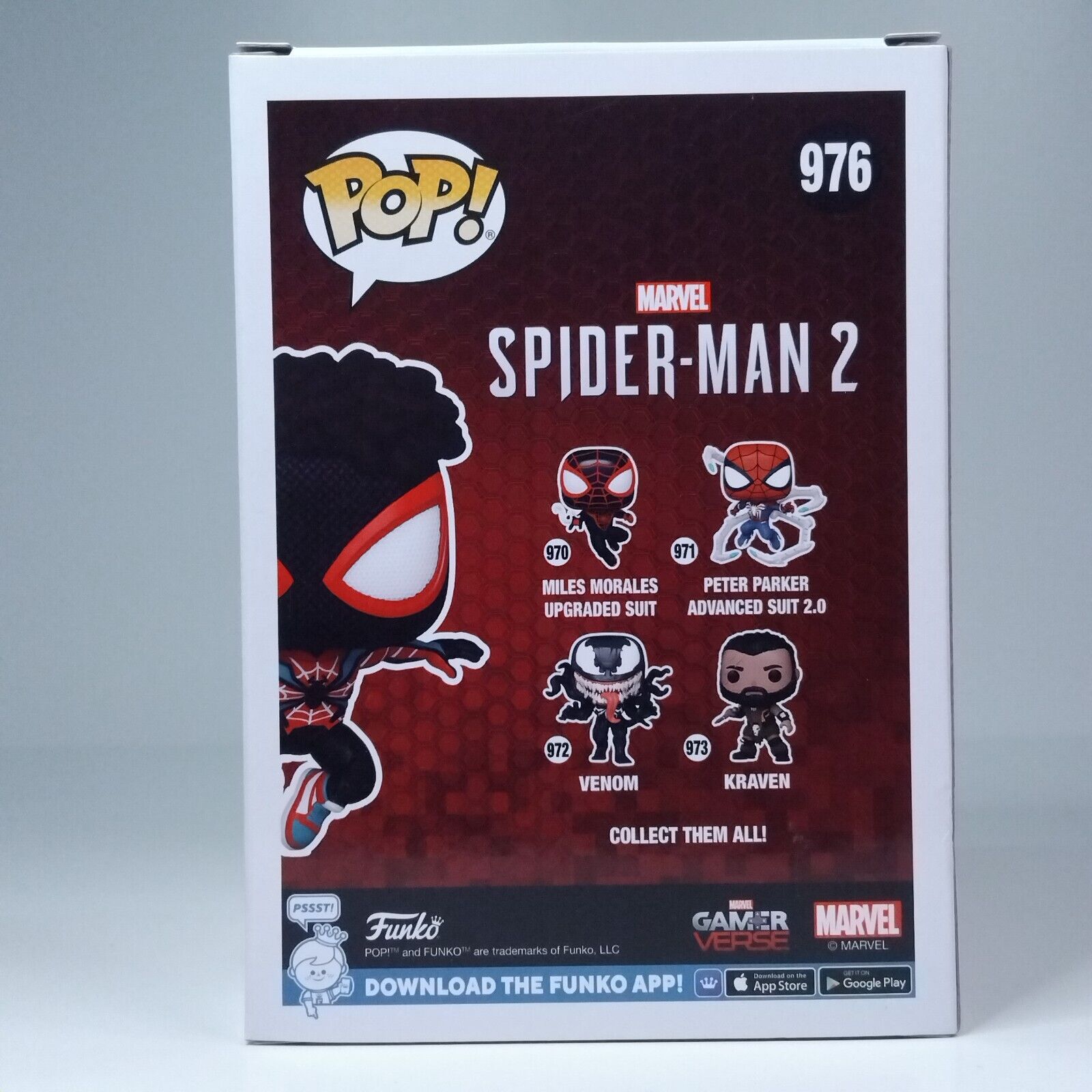 Funko Pop! Marvel Spider-Man Gamerverse Miles Morales Gamestop Exclusive #976