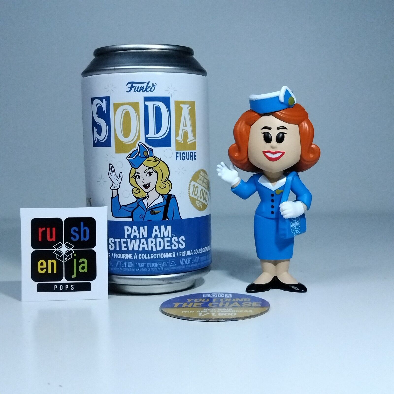 Funko Soda Ad Icons Pan Am Stewardess Red Hair Chase 1/1,600