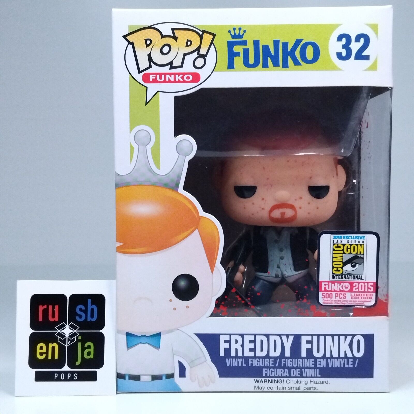 Funko Pop! TV TWD The Walking Dead Freddy Funko as Daryl Dixon Bloody 500 Pc #32