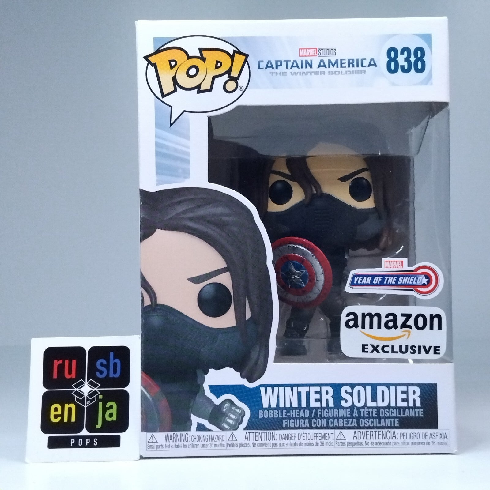 Funko Pop! Marvel Captain America The Winter Soldier Exclusive #838