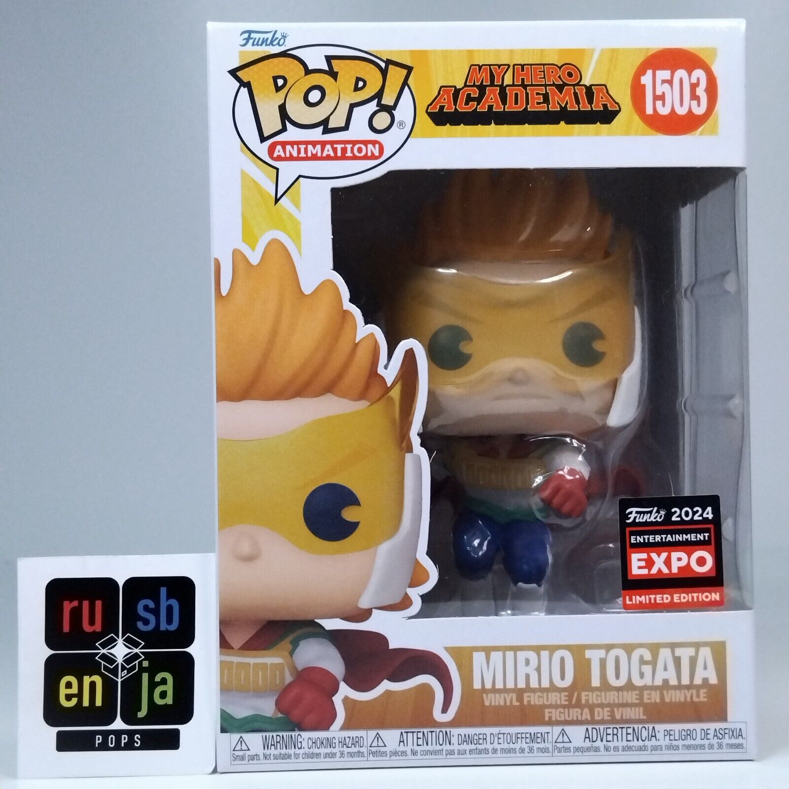 Funko Pop! Anime MHA My Hero Academia Mirio Togata Limited Edition #1503