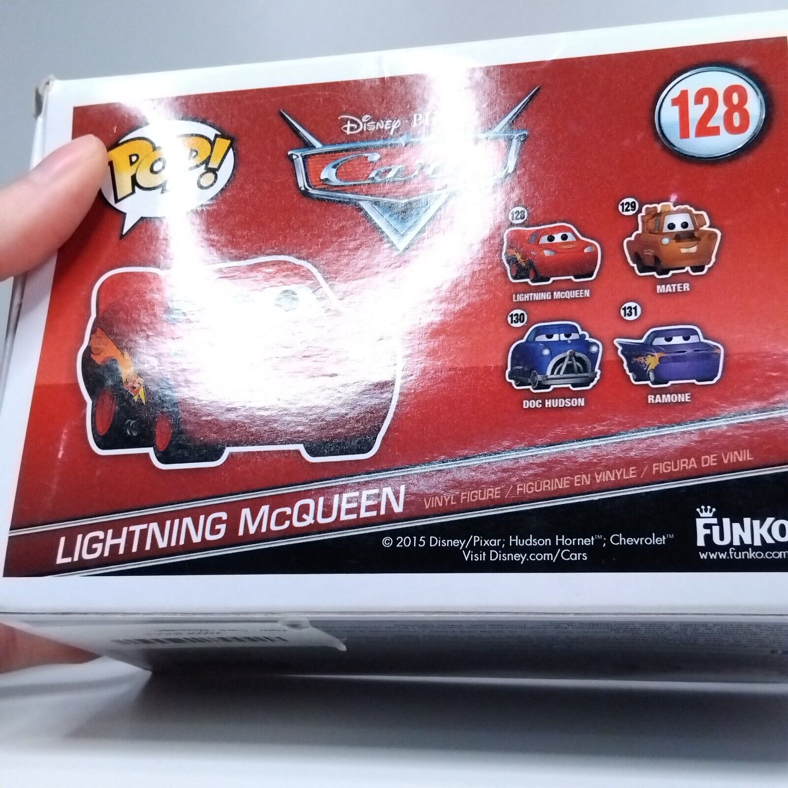 Funko Pop! Disney Cars Lightning McQueen #128