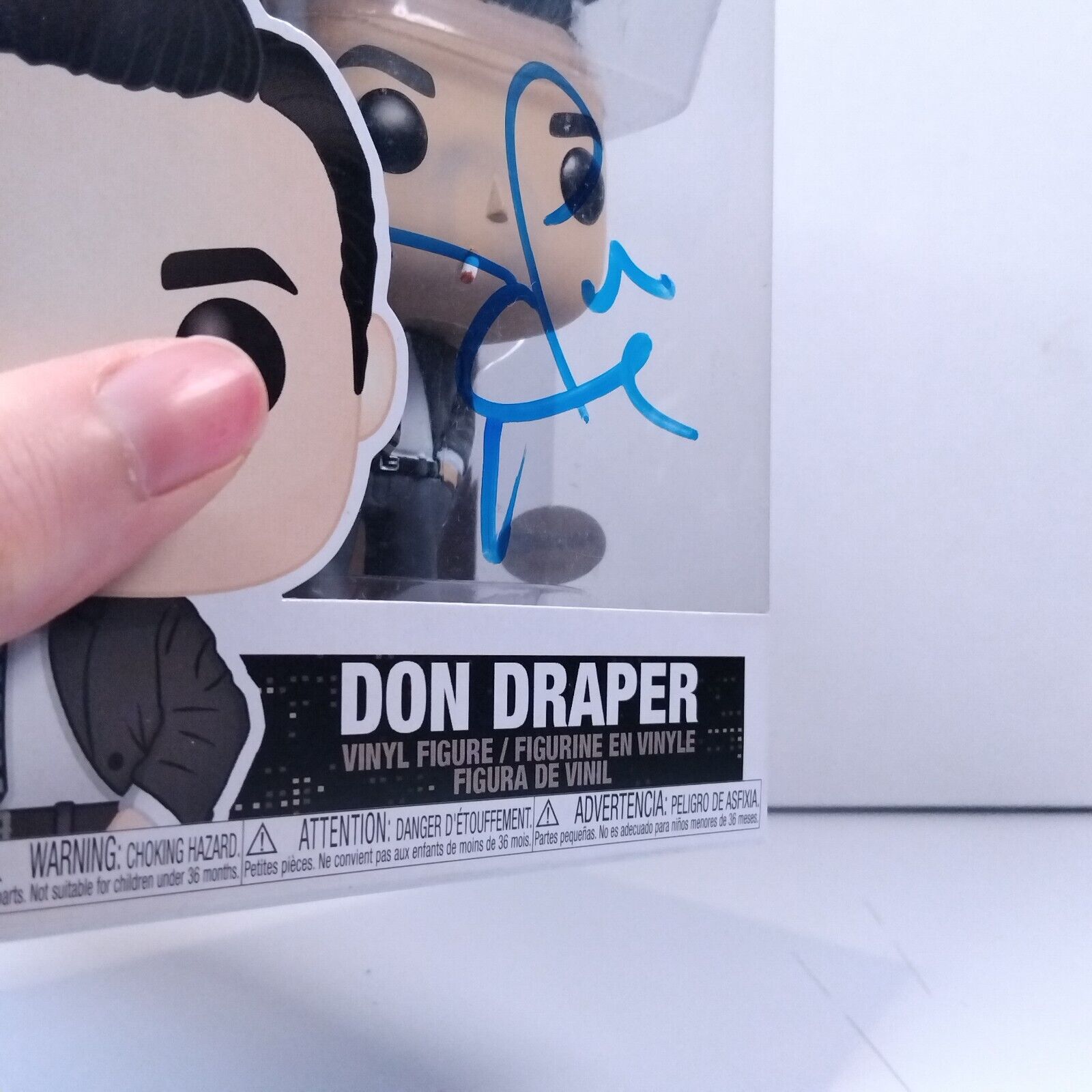 Funko Pop! TV Mad Men Don Draper Signed Jon Hamm COA #908 WS