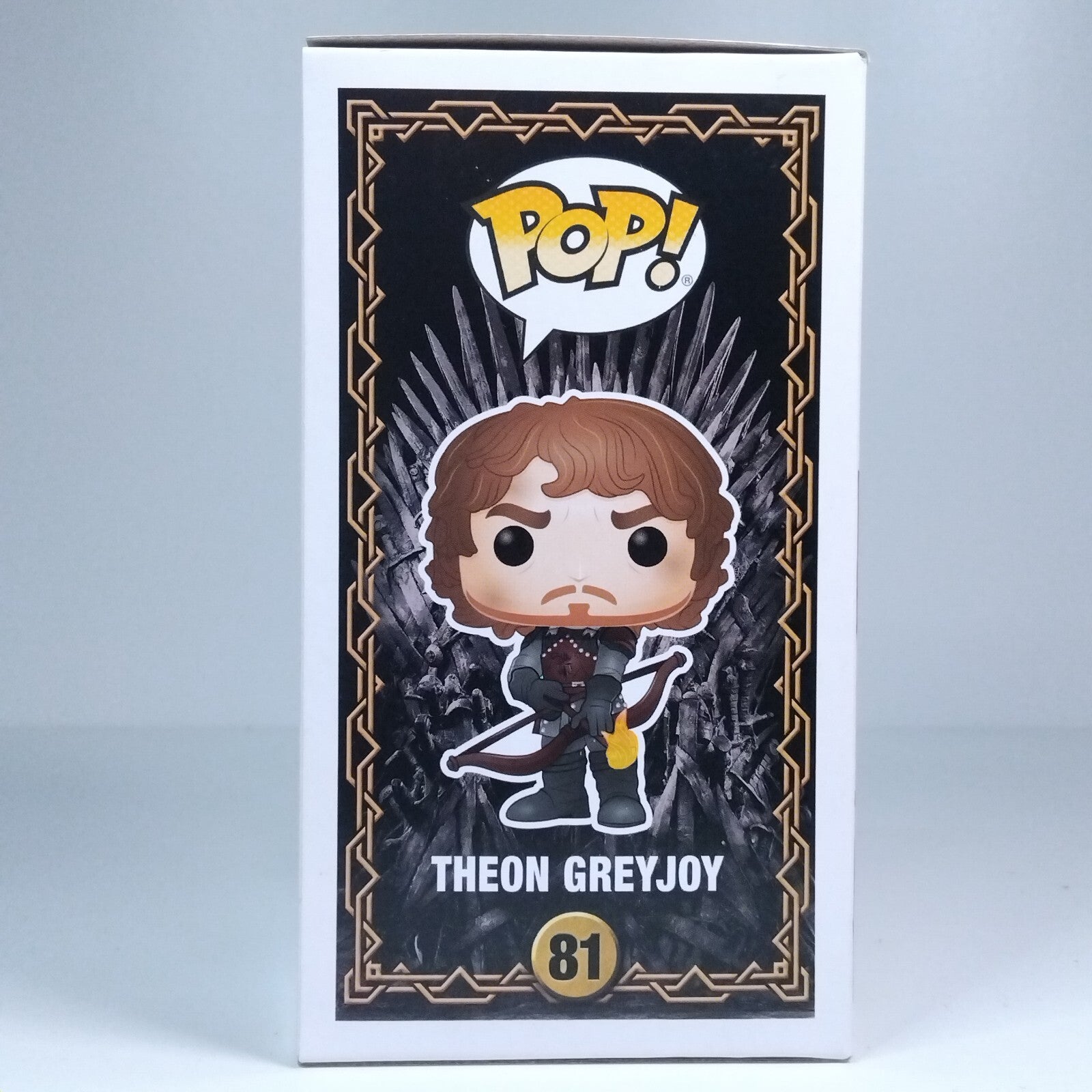 Funko Pop! TV Game of Thrones Theon Greyjoy Signed Alfie Allen & CN COA #81 WS