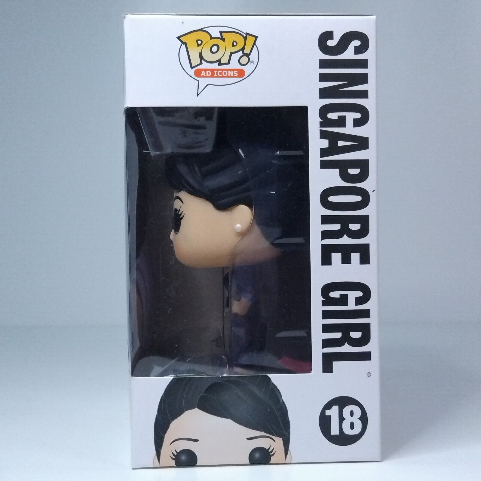 Funko Pop! Ad Icons Singapore Airlines Singapire Girl #18 BOX FADING