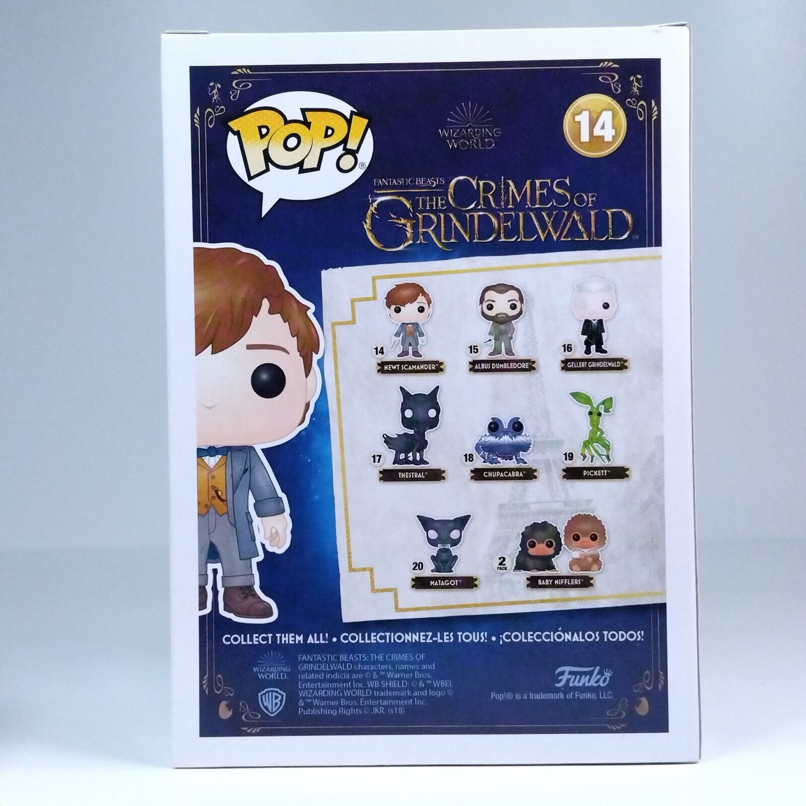 Funko Pop! Harry Potter Fantastic Beasts Newt Scamander Chase Edition #14