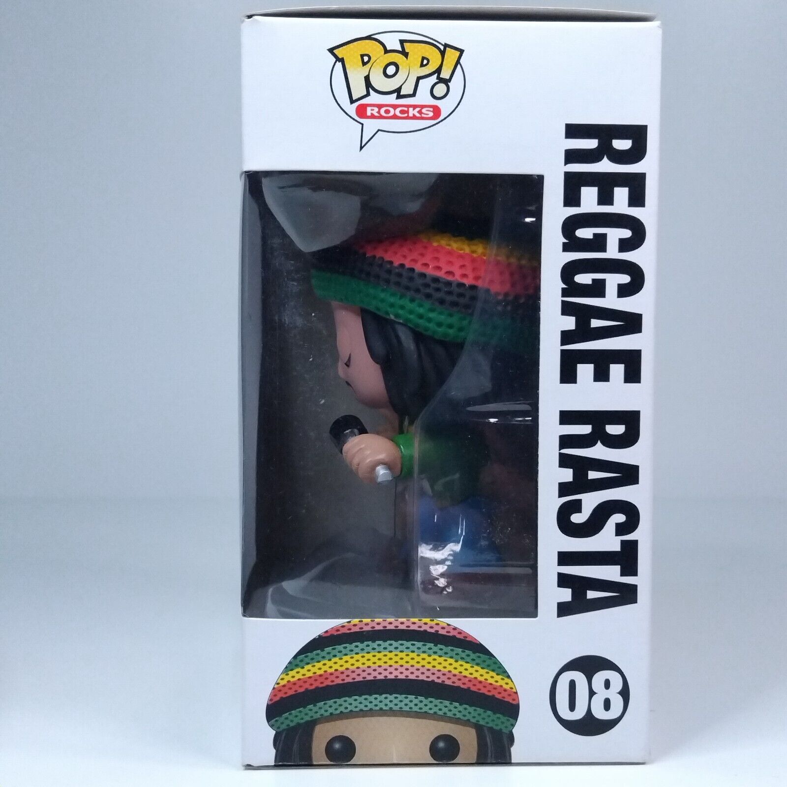 Funko Pop! Rocks Music Reggae Rasta Green Shirt Chase #08 MISSING CHASE STICKER