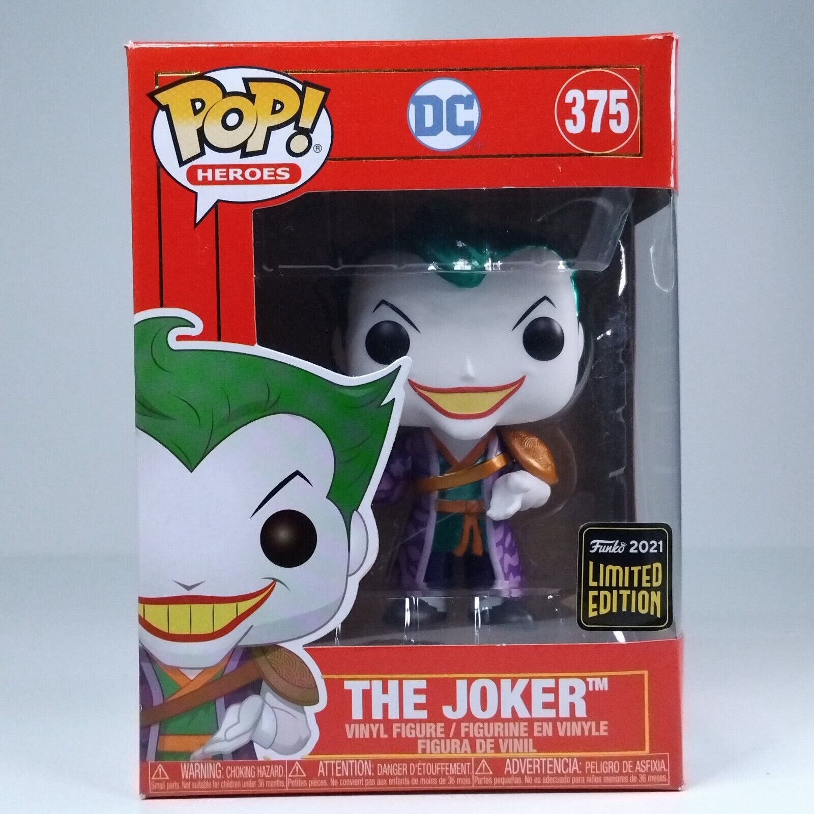 Funko Pop! DC Heroes Imperial Palace The Joker Metallic Limited Edition #375