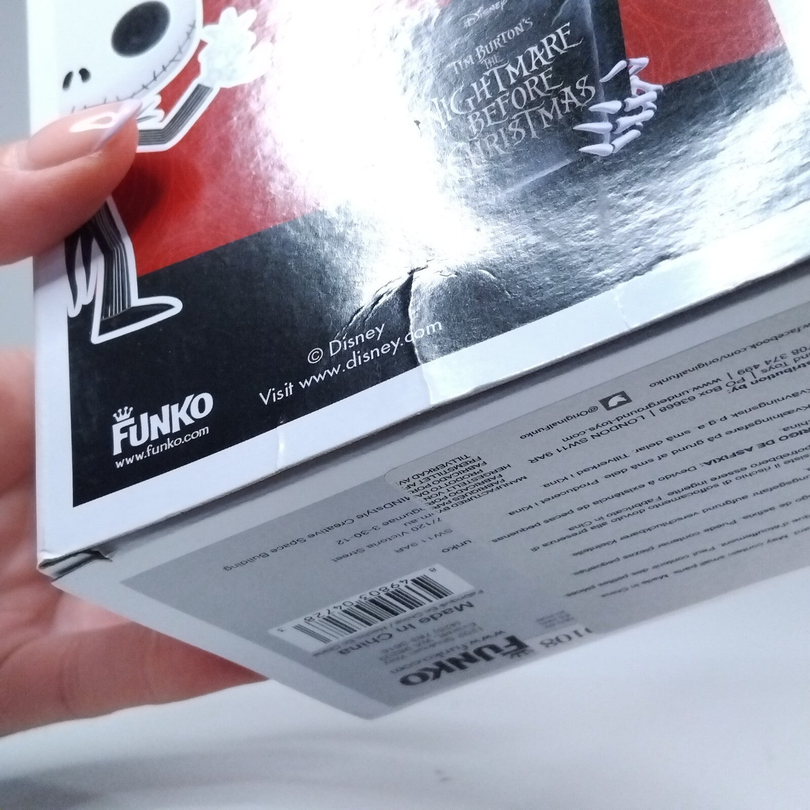 Funko Pop! Disney Nightmare Before Christmas Jack Skellington Exclusive #114