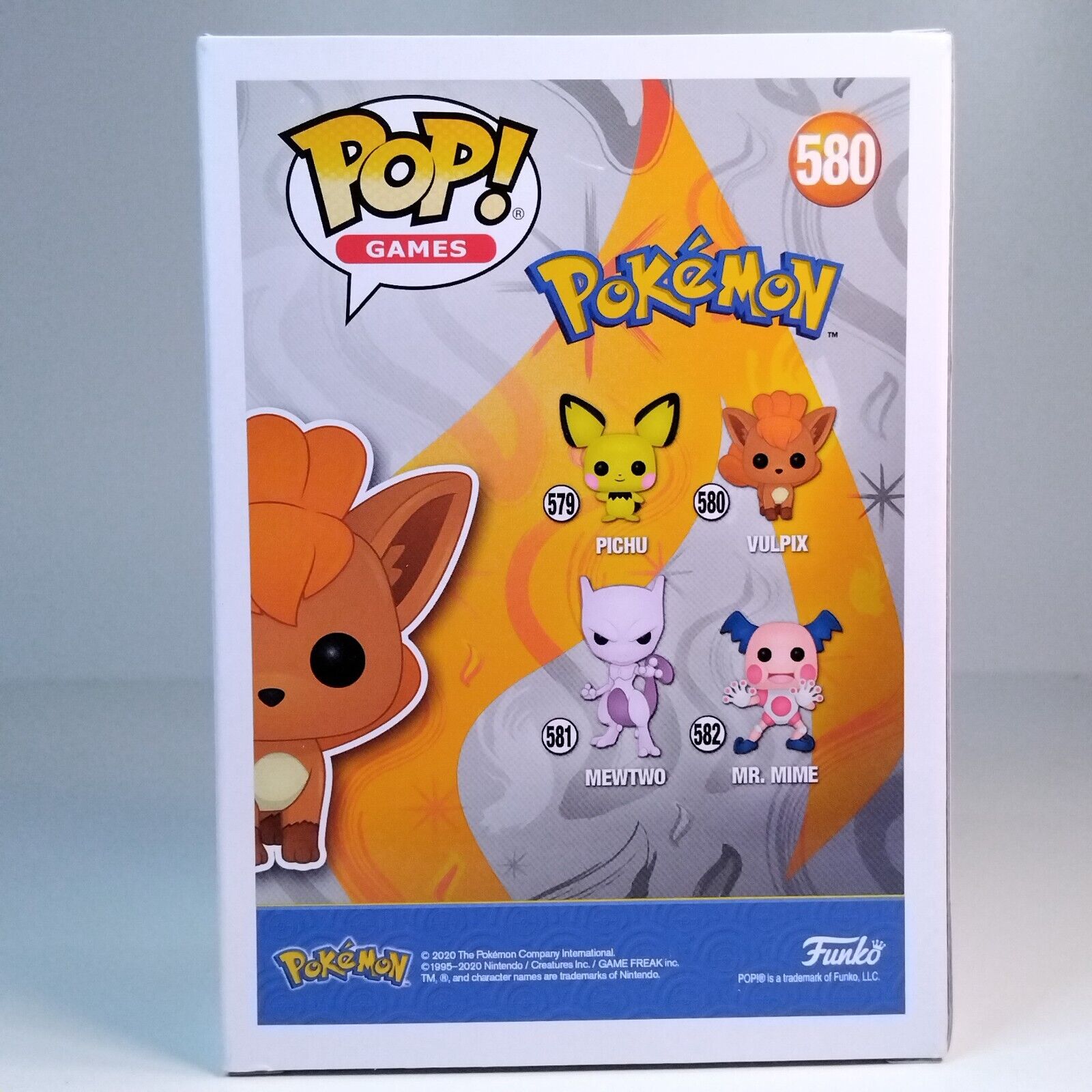 Funko Pop! Games Pokemon Vulpix Flocked Limited Edition #580