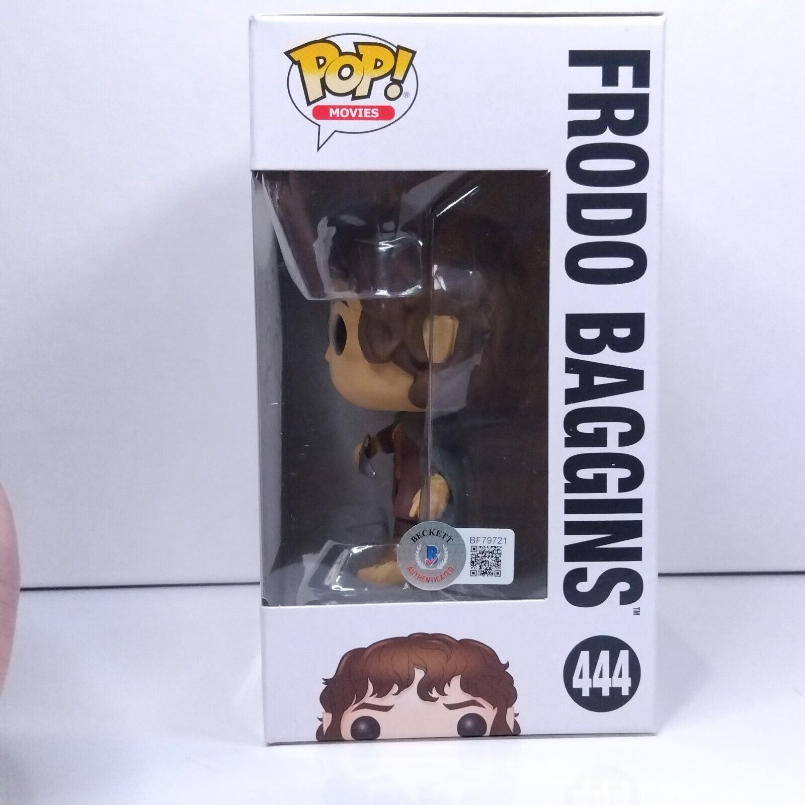 Funko Pop! Movies Lord of the Rings Frodo Signed Elijah Wood COA #444