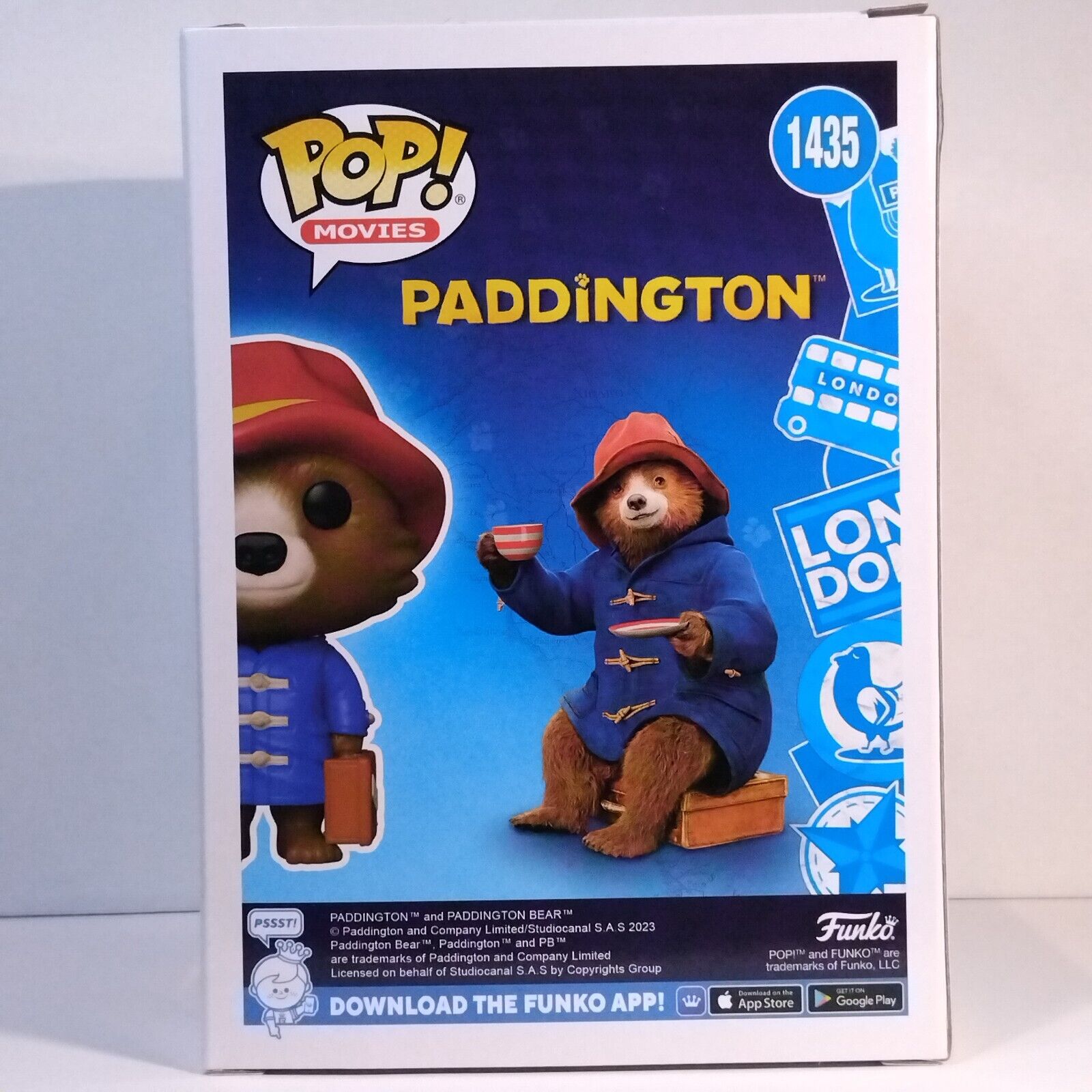 Funko Pop! Movies Paddington Signed Ben Whishaw COA #1435 WS