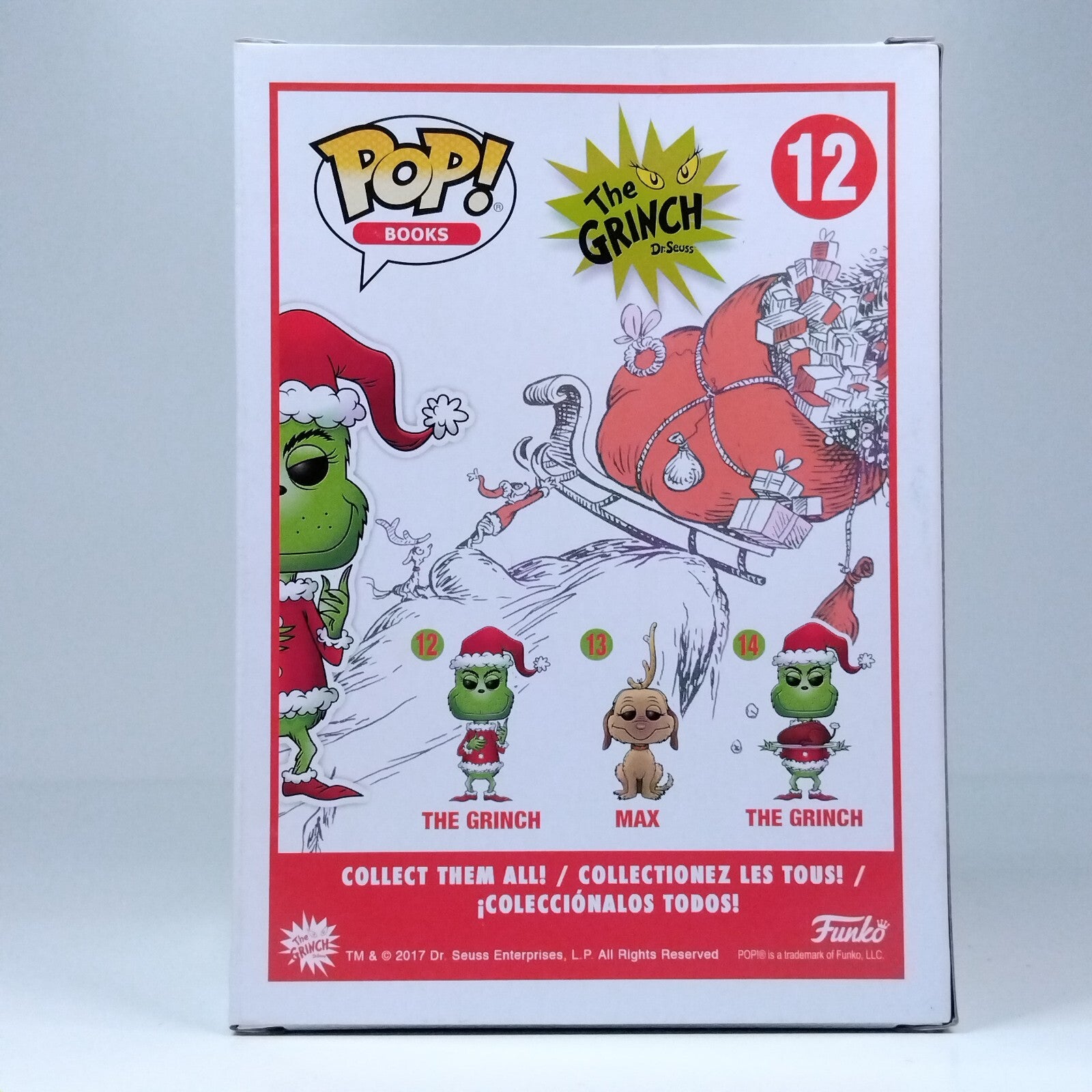 Funko Pop! Books Movies The Grinch #12 BOX DAMAGE