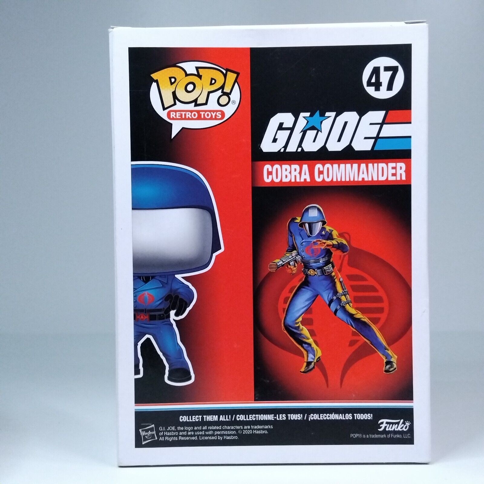 Funko Pop! Retro Toys G.I. Joe Cobra Commander Gamestop Exclusive #47