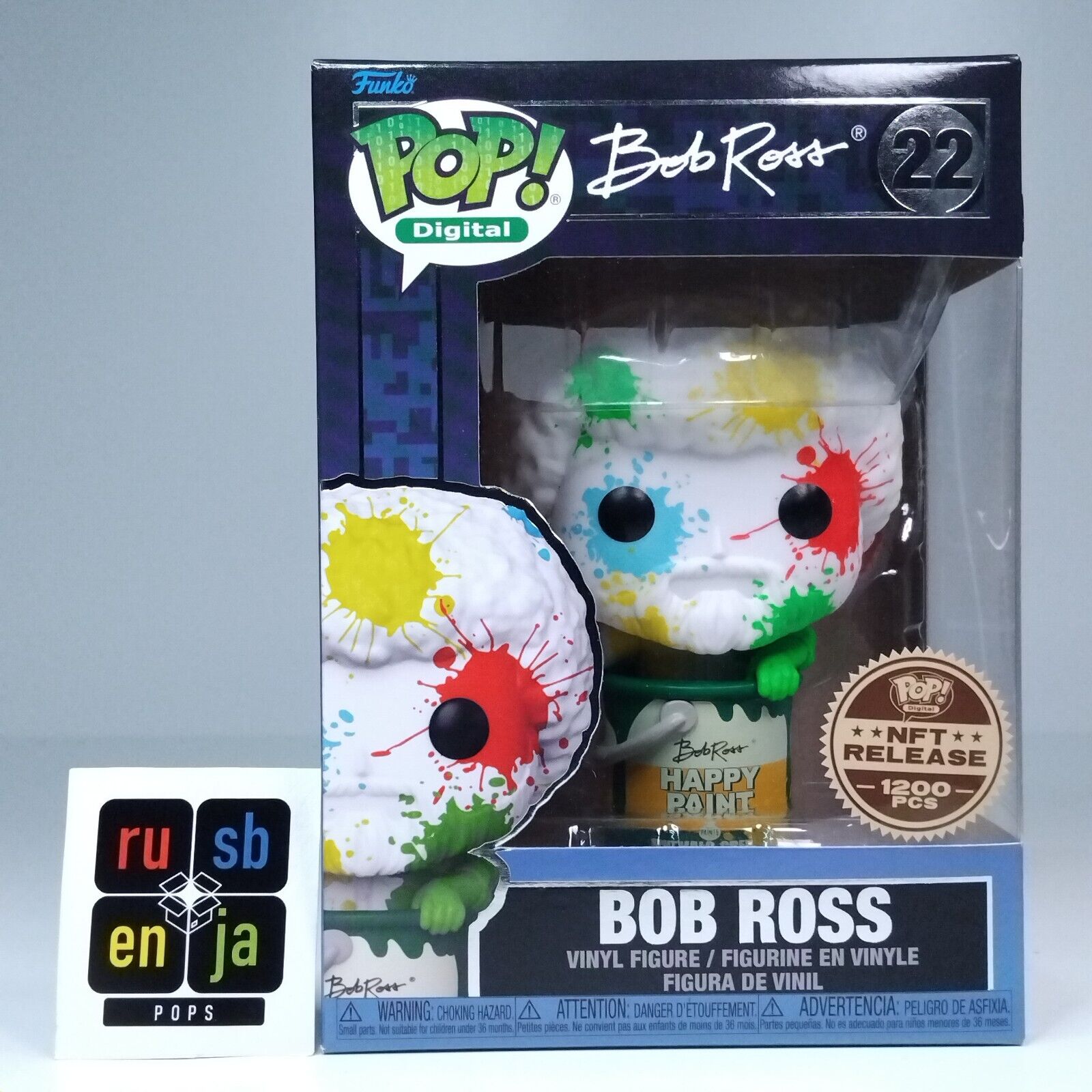 Funko Pop! Digital Artists Bob Ross in Paint Can 1,200 Pcs #22