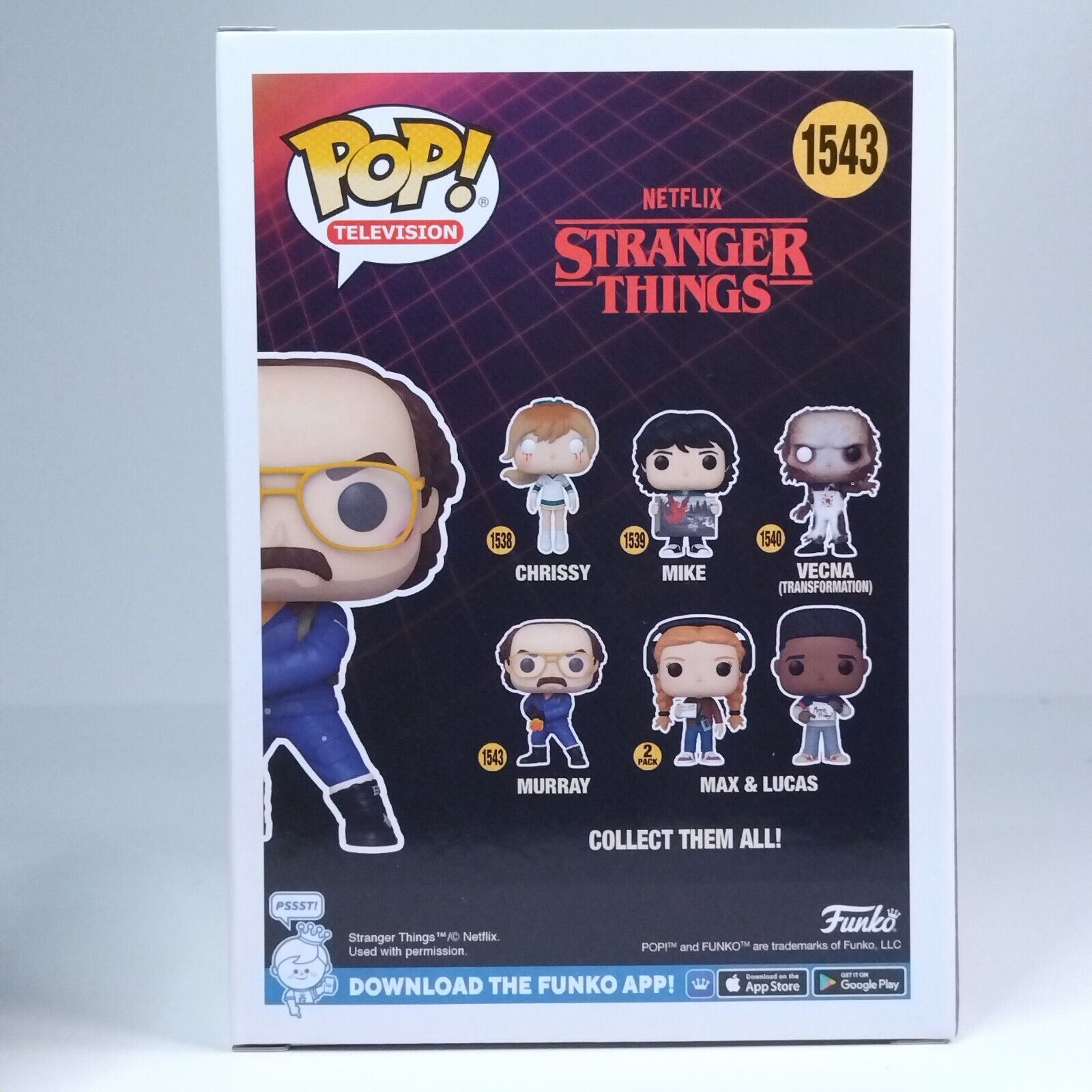 Funko Pop! TV Stranger Things Murray #1543