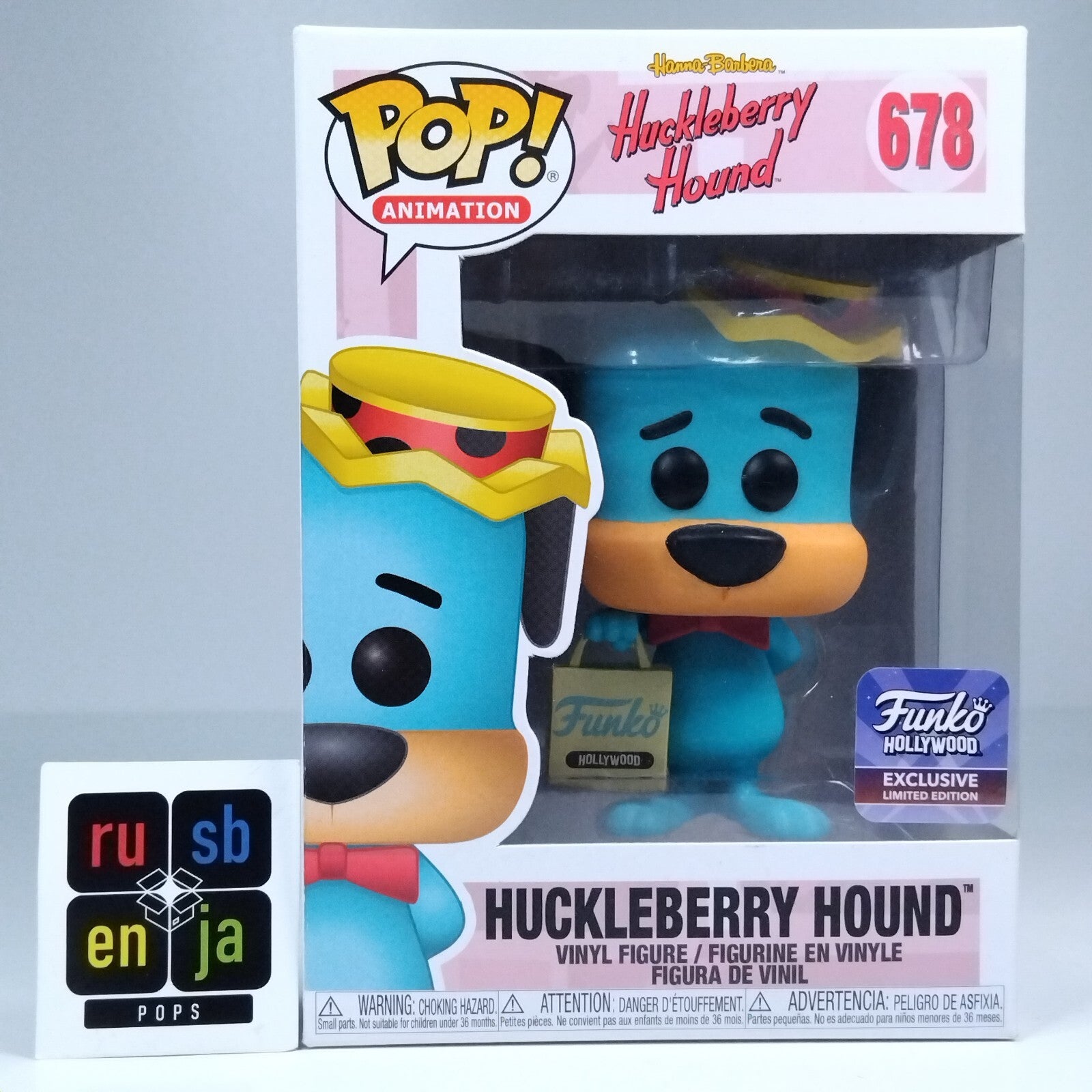 Funko Pop! Animation Huckleberry Hound Hollywood Exclusive #678