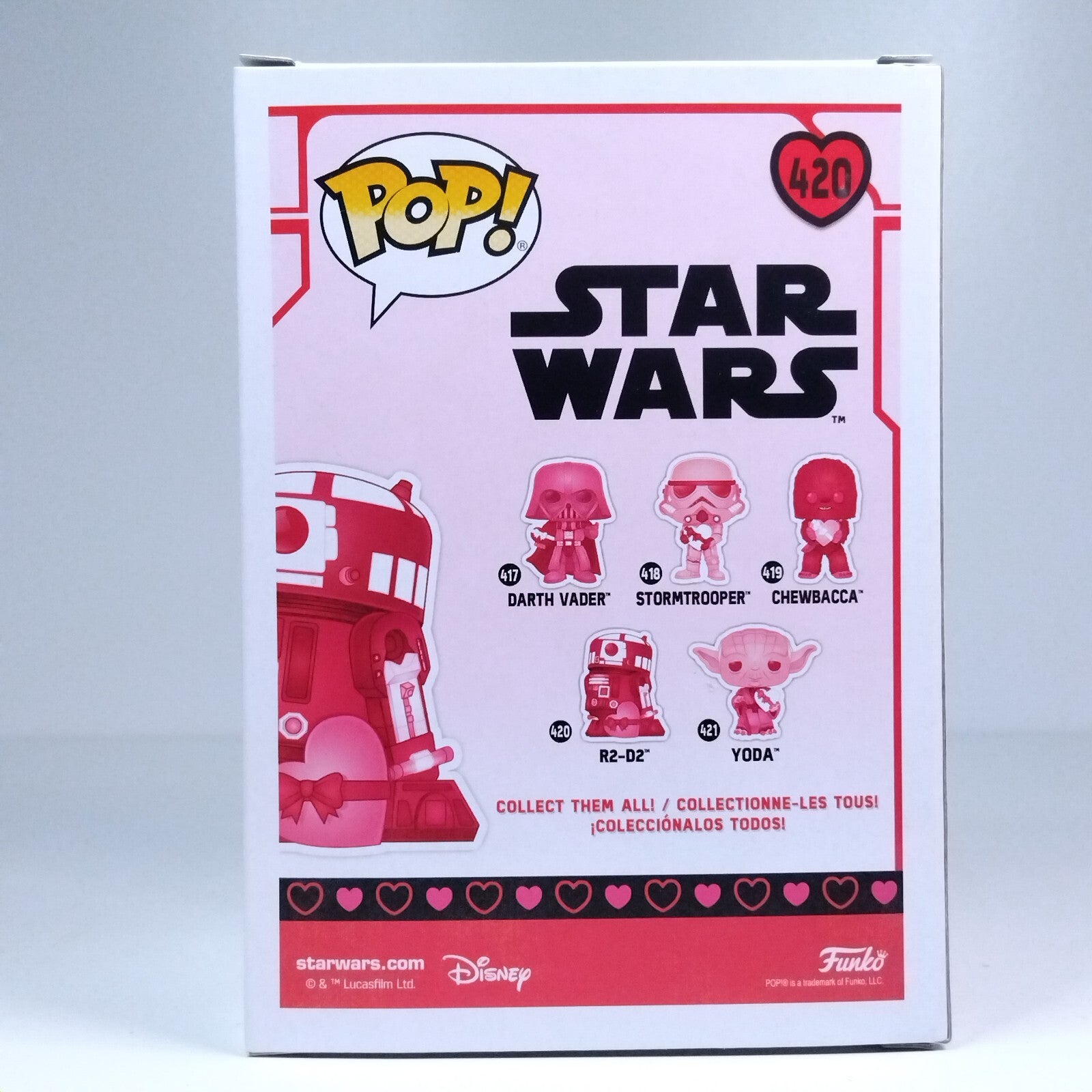 Funko Pop! Star Wars Valentine's Day R2-D2 Exclusive #420