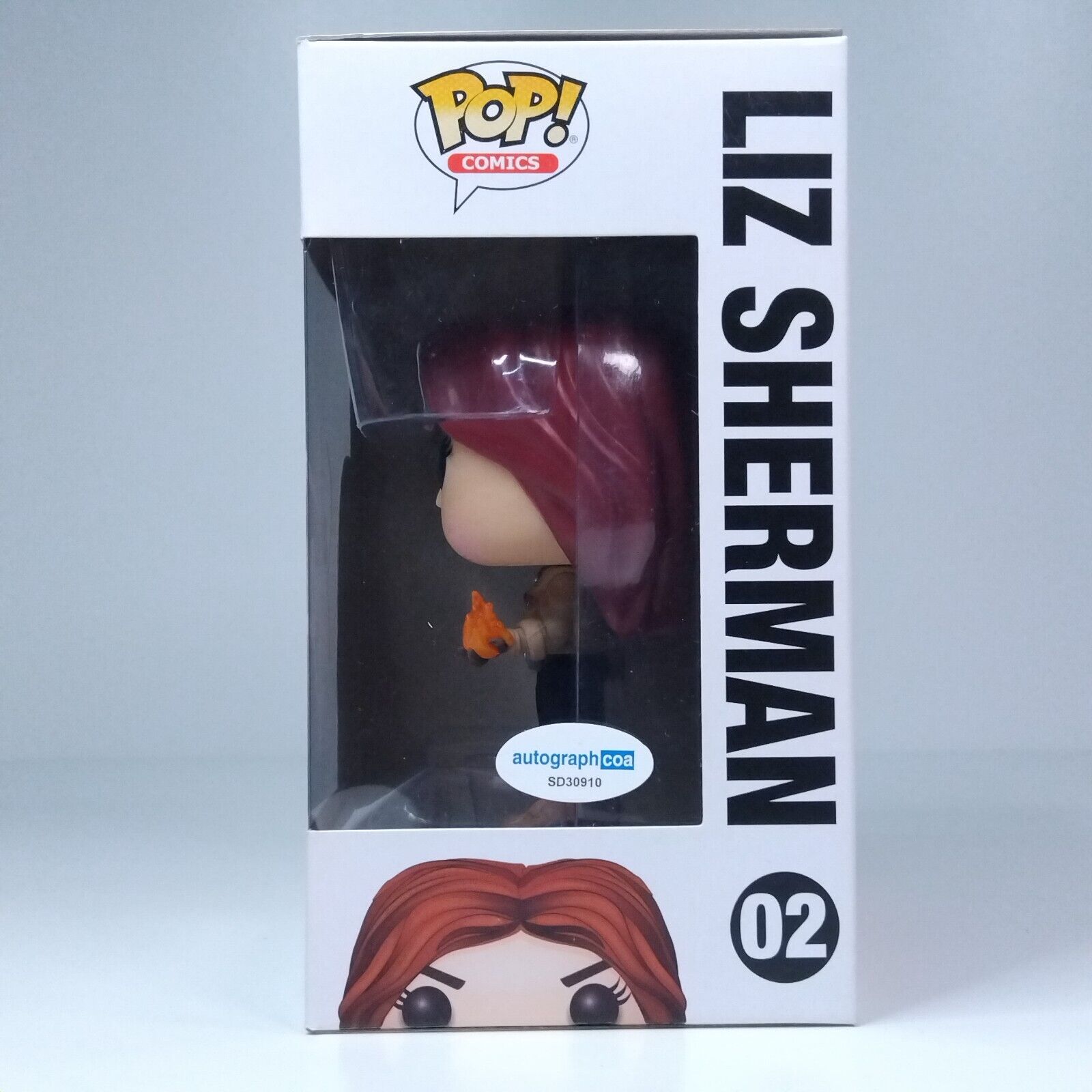 Funko Pop! Comics Movies Hellboy Liz Sherman Signed Selma Blair COA #02 WS