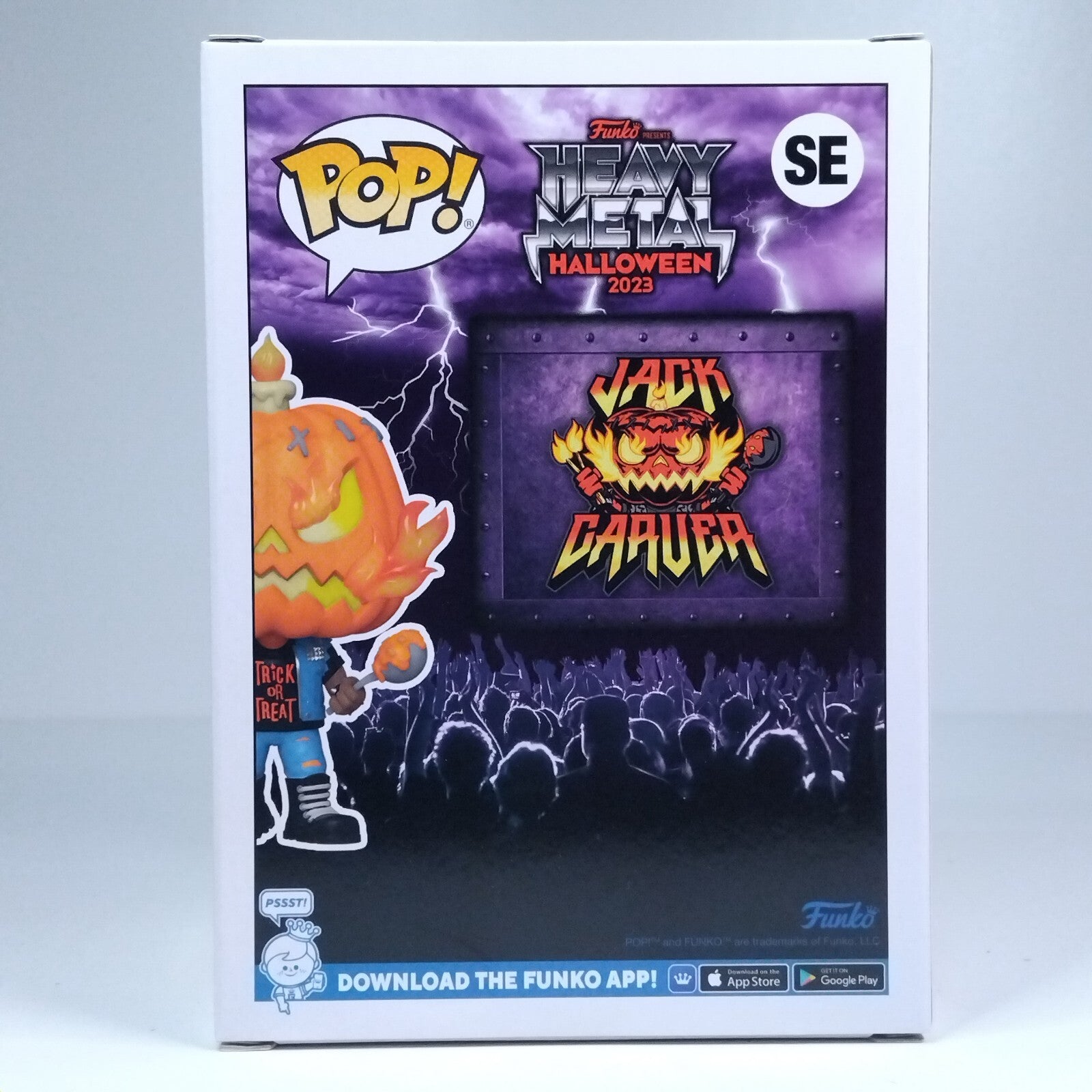 Funko Pop! Heavy Metal Halloween Jack Carver 6,000 Pcs #SE