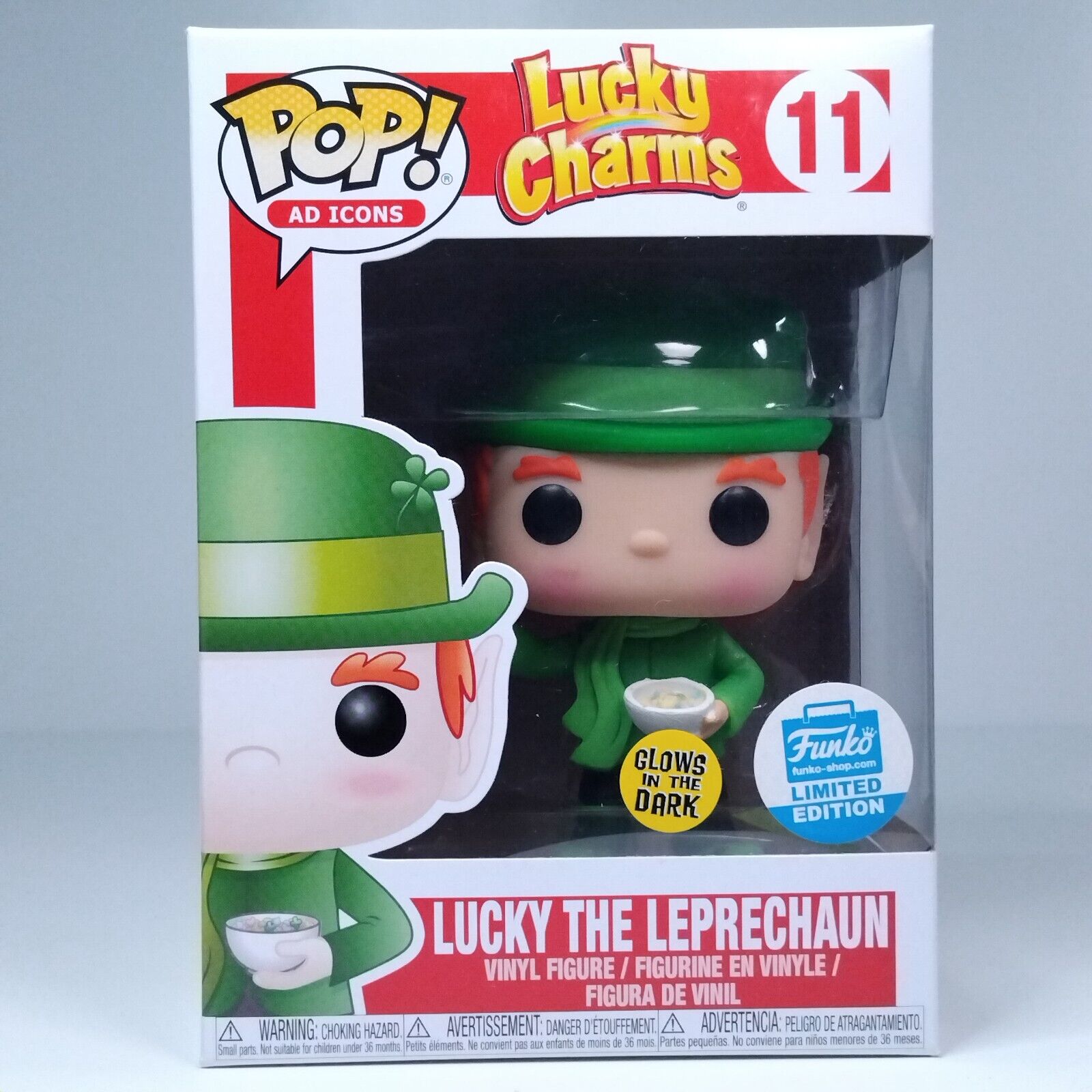 Funko Pop! Ad Icons Lucky Charms Lucky the Leprechaun Glows Limited Edition #11