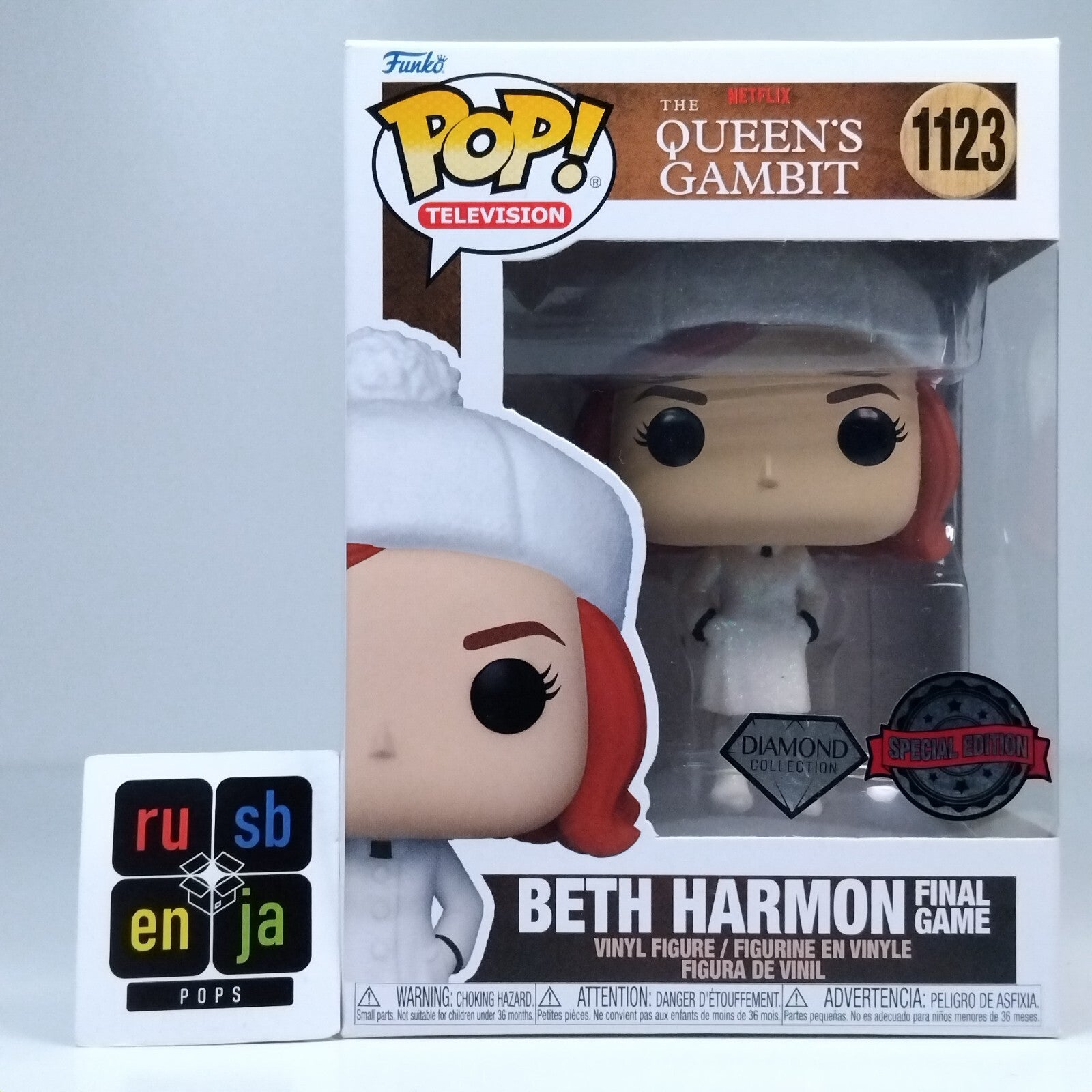 Funko Pop! TV The Queen's Gambit Beth Harmon Final Game Diamond Edition #1123