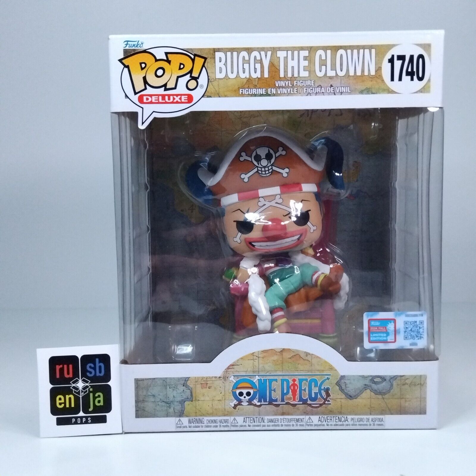 Funko Pop! Anime One Piece 6" Inch Buggy the Clown Limited Edition #1740