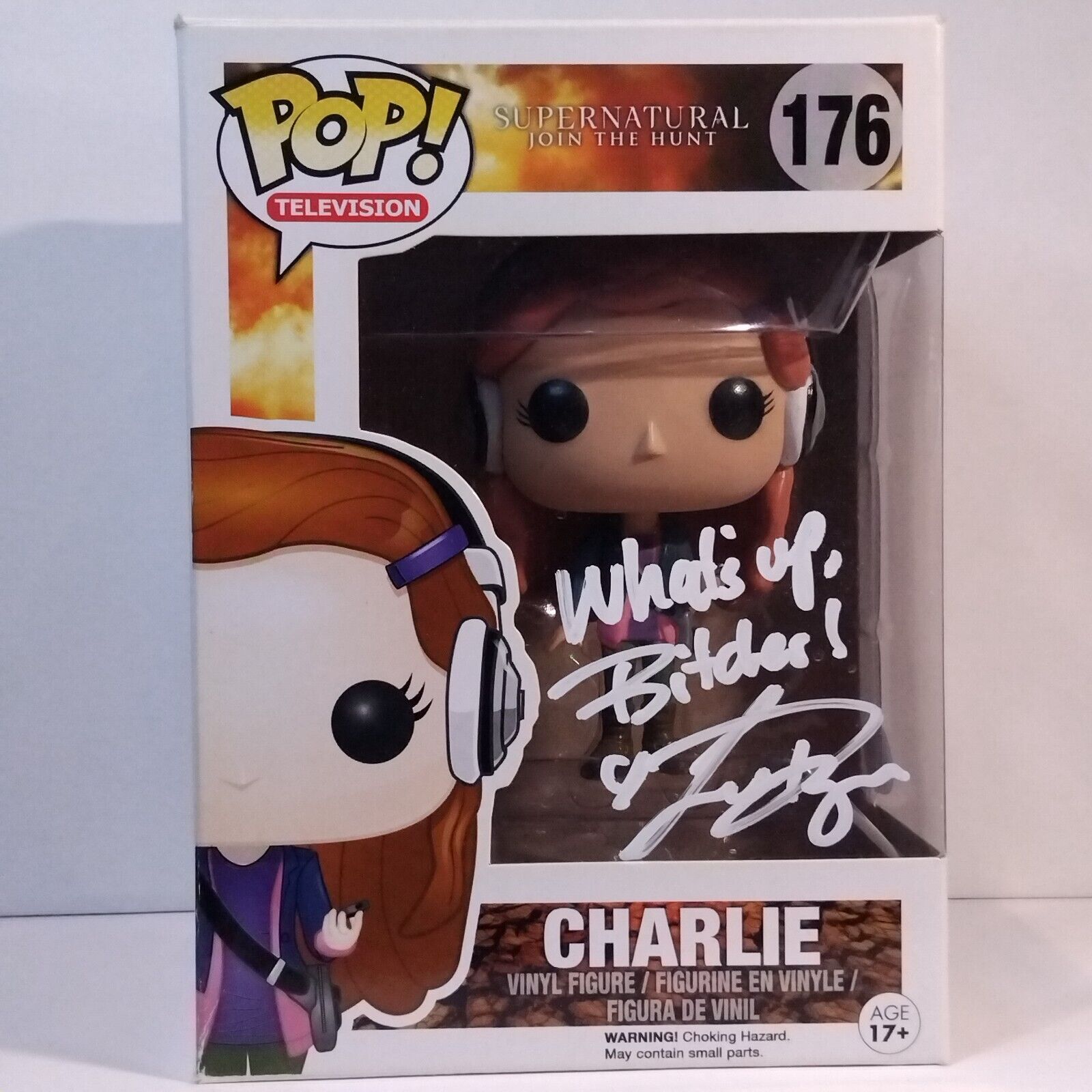 Funko Pop! TV Supernatural Charlie Signed Felicia Day COA #176