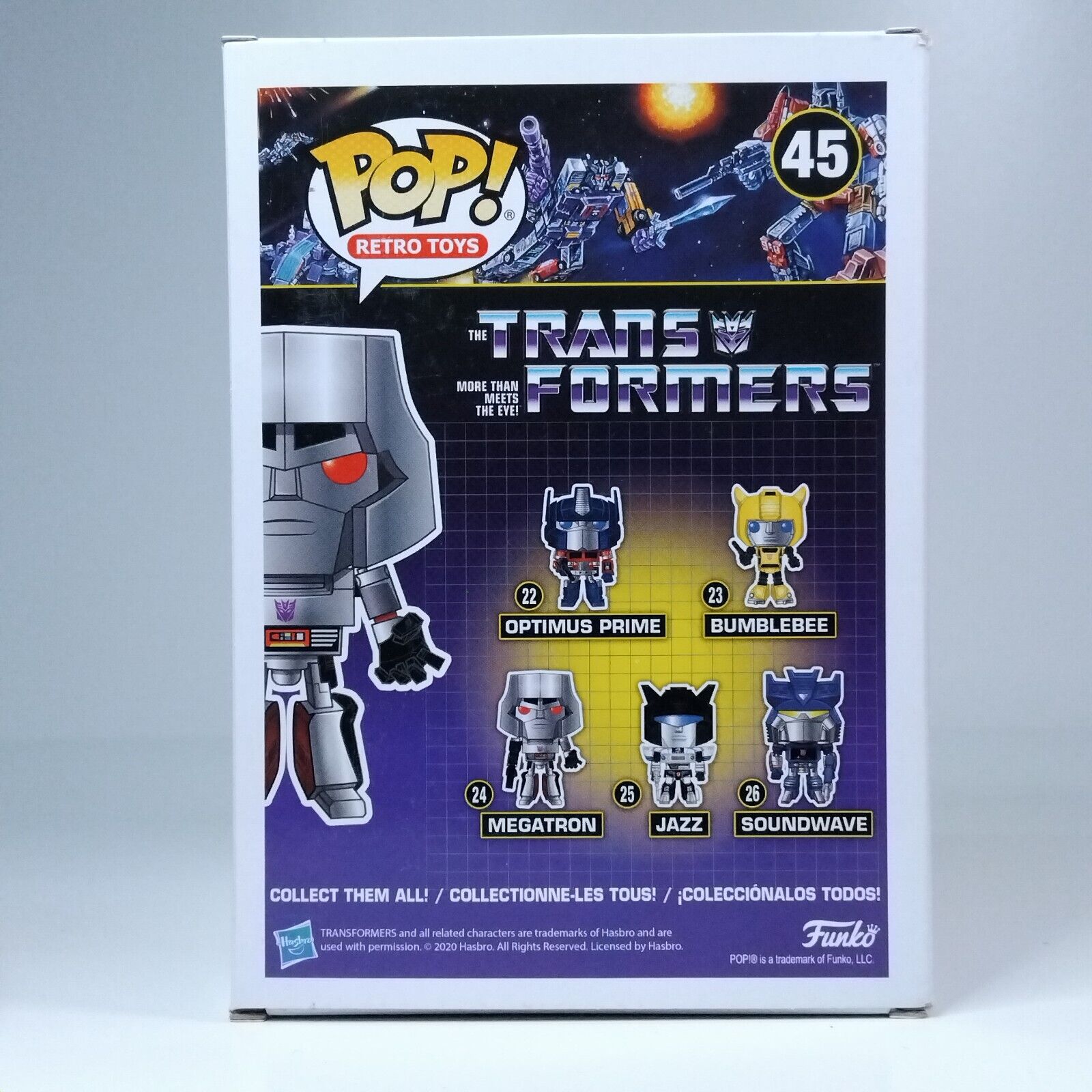 Funko Pop! Retro Toys Transformers Megatron Gamestop Exclusive #45