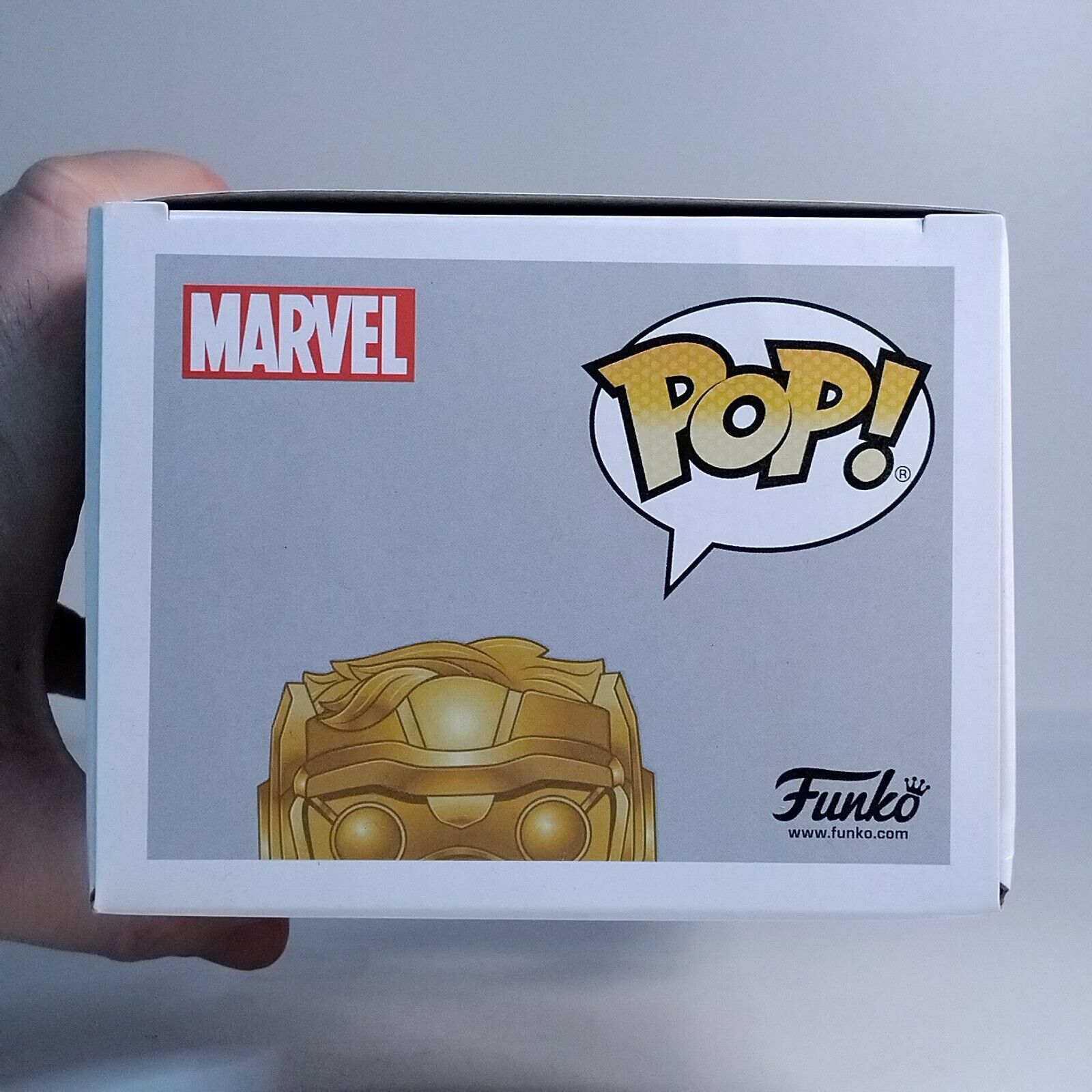 Funko Pop! Marvel Studios The First Ten Years Gold Chrome Star-Lord #353