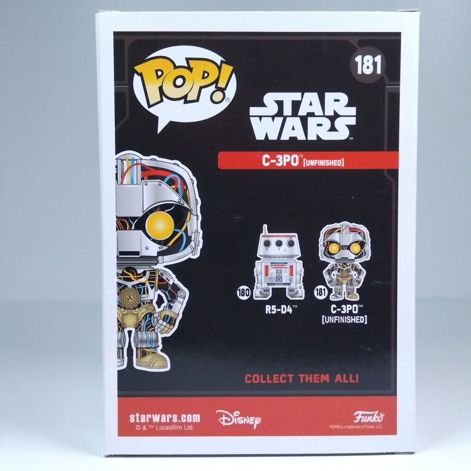 Funko Pop! Star Wars C-3PO Unfinished Smuggler's Bounty Exclusive #181