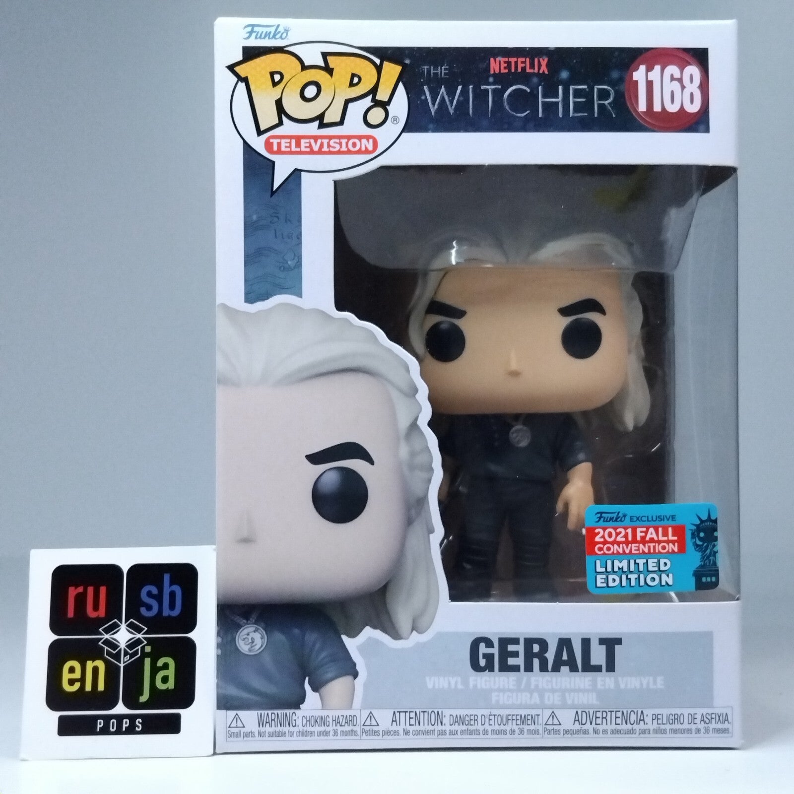 Funko Pop! TV Games The Witcher Geralt Limited Edition #1168