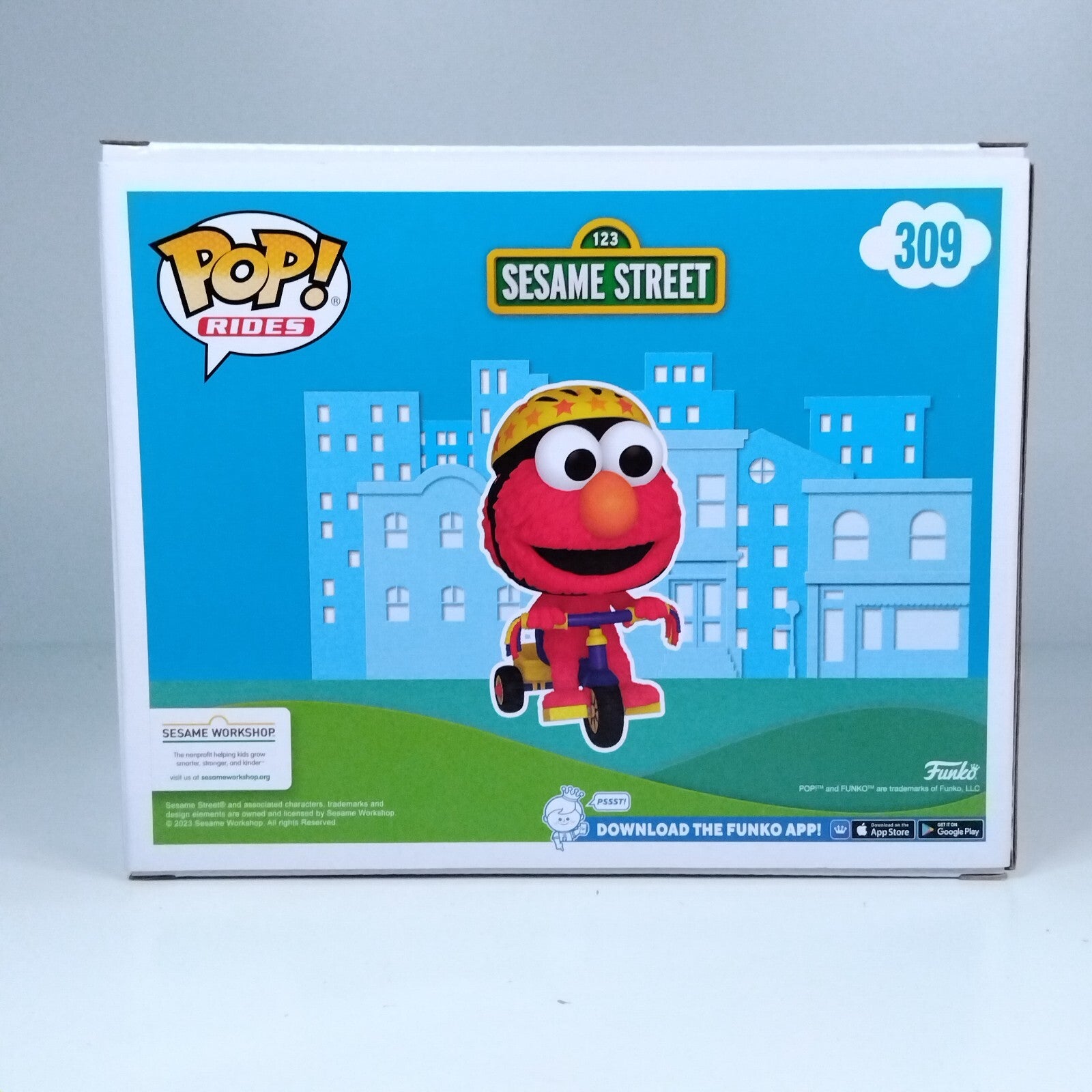 Funko Pop! TV Rides Sesame Street Elmo on Trike Flocked Special Edition #309