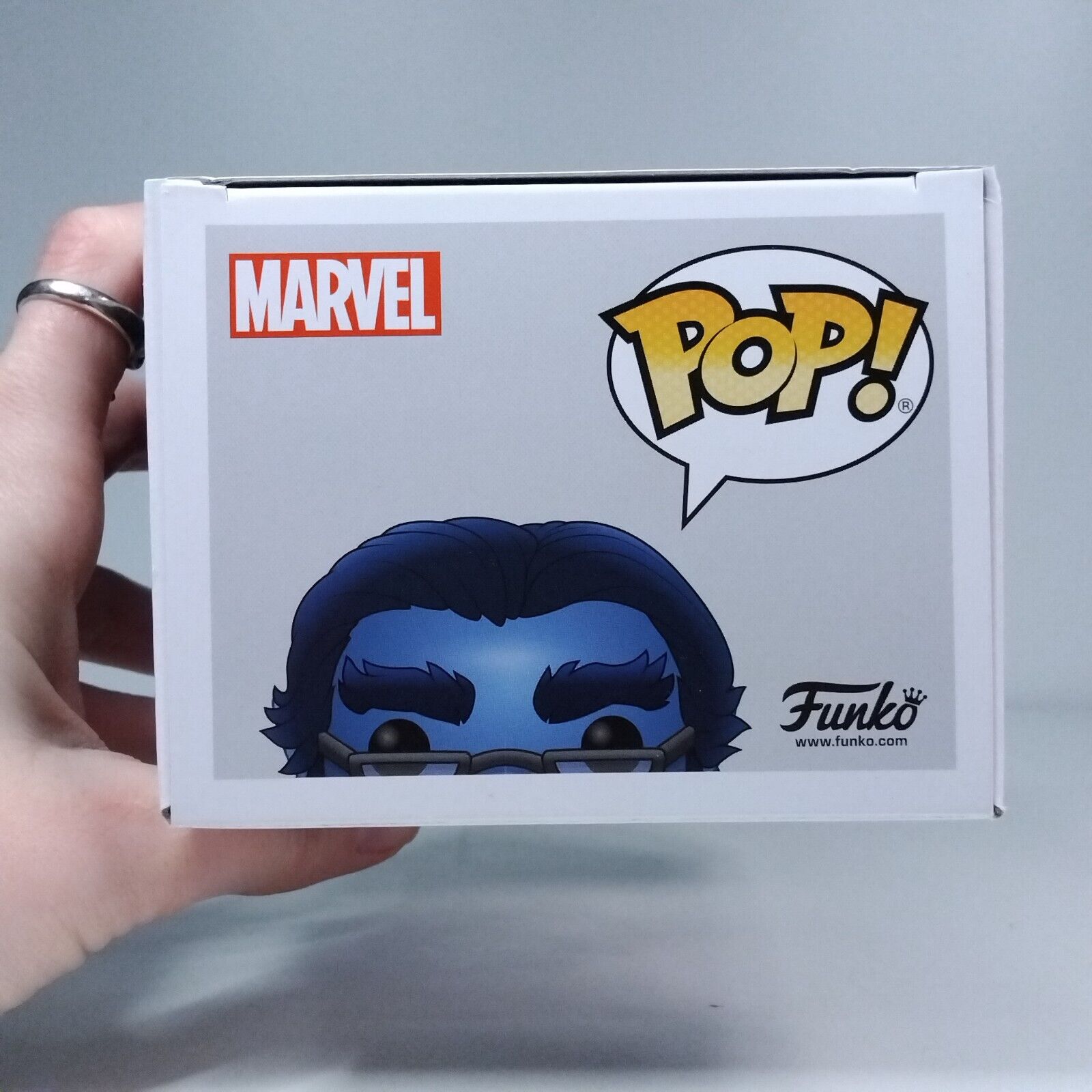 Funko Pop! X-Men Beast Signed Nicholas Hoult COA #643 WS