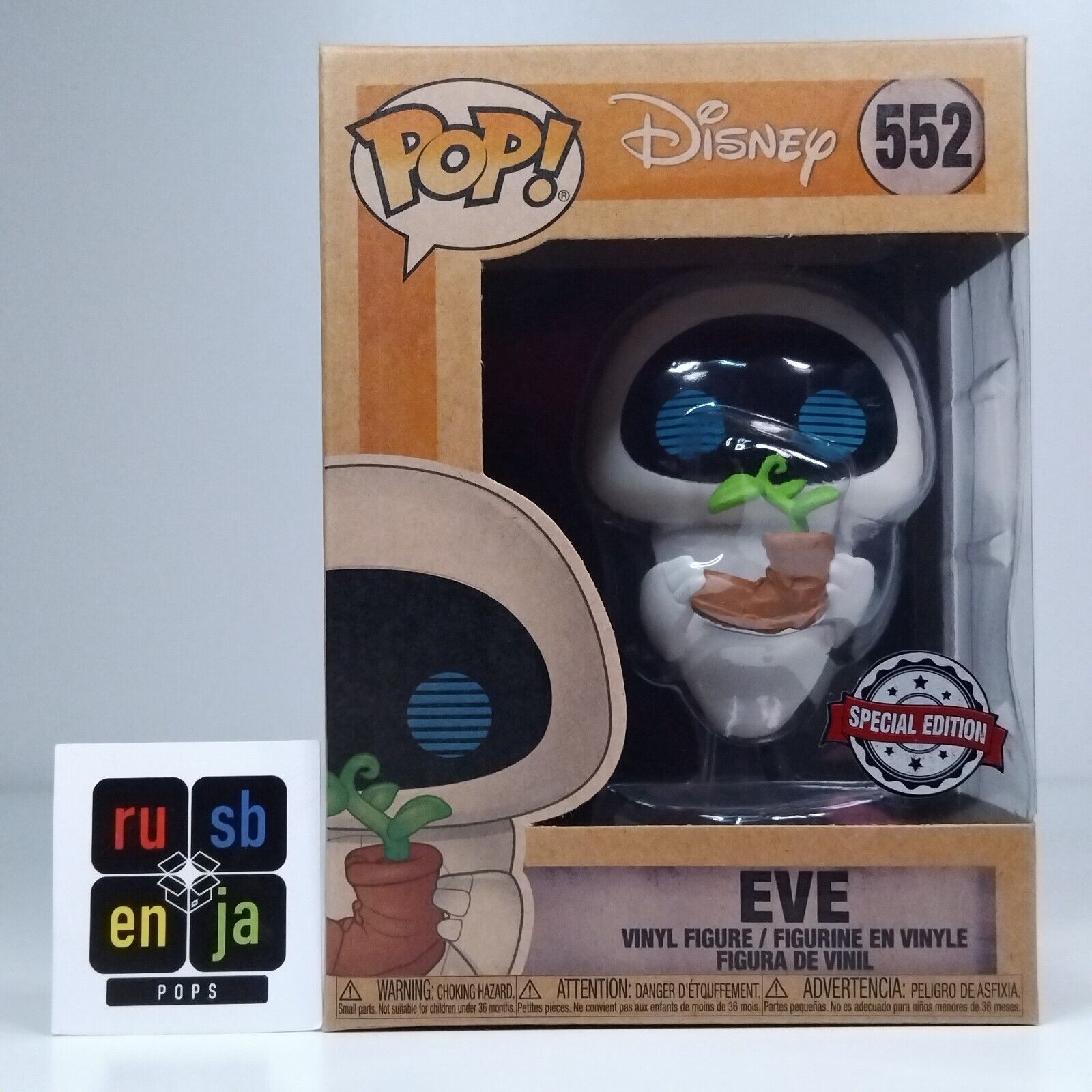 Funko Pop! Disney Wall-e Walle Eve Special Edition #552