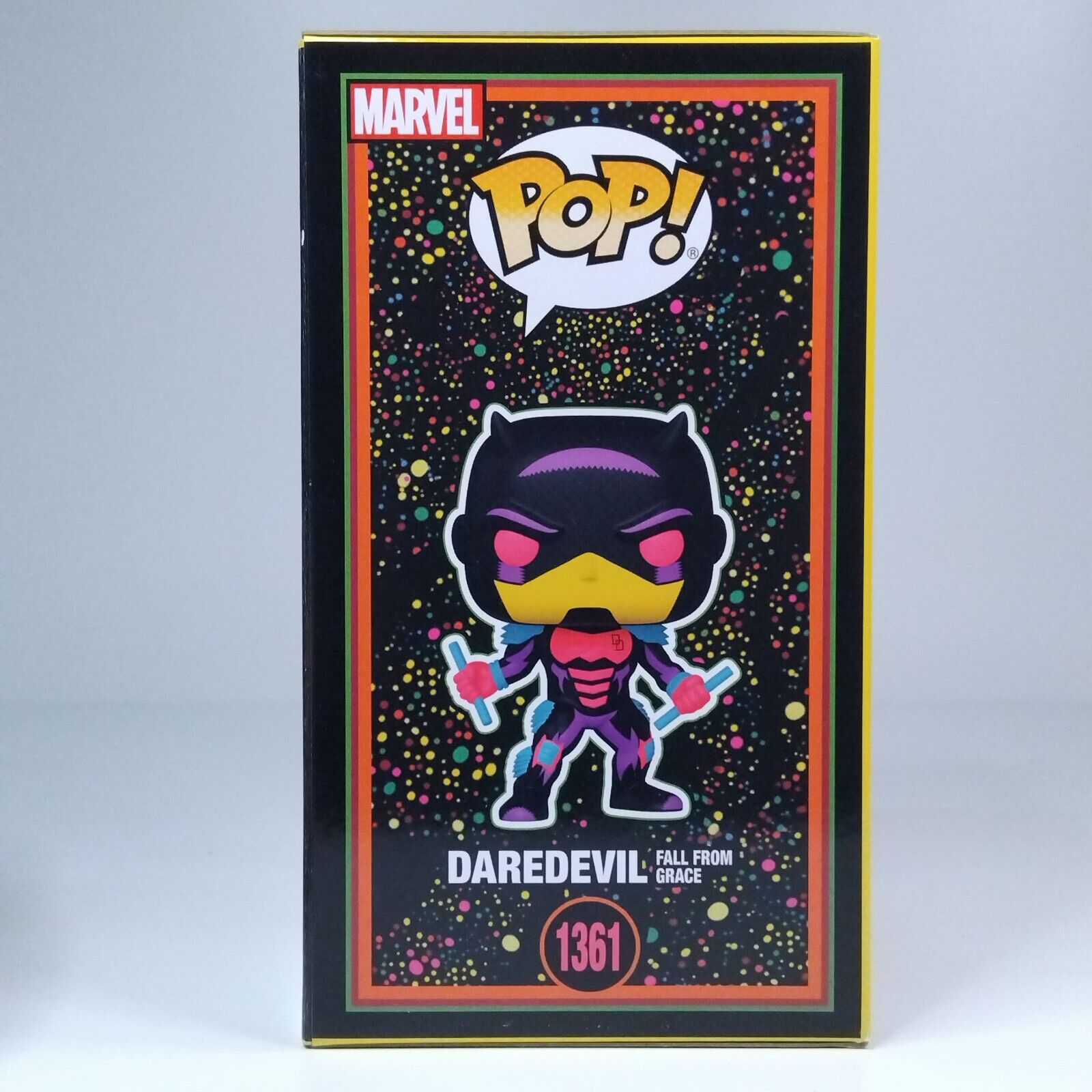 Funko Pop! Marvel Blacklight Daredevil Fall From Grace Special Edition #1361